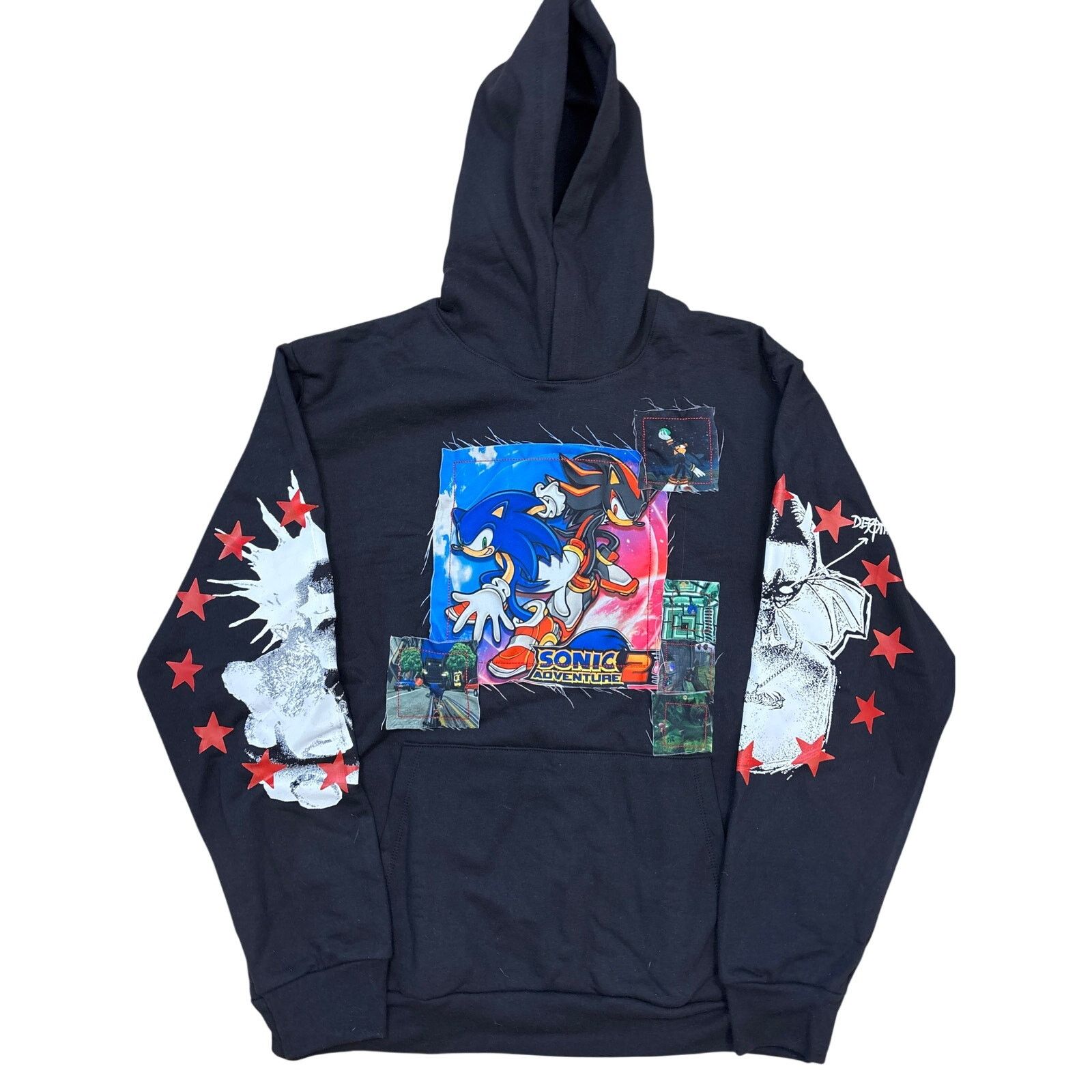 Supply Ghost Supply Patchwork Sonic Adventure 2 Discontinued Hoodie T-Shirts, Sweatshirt | PodTeesHub.com