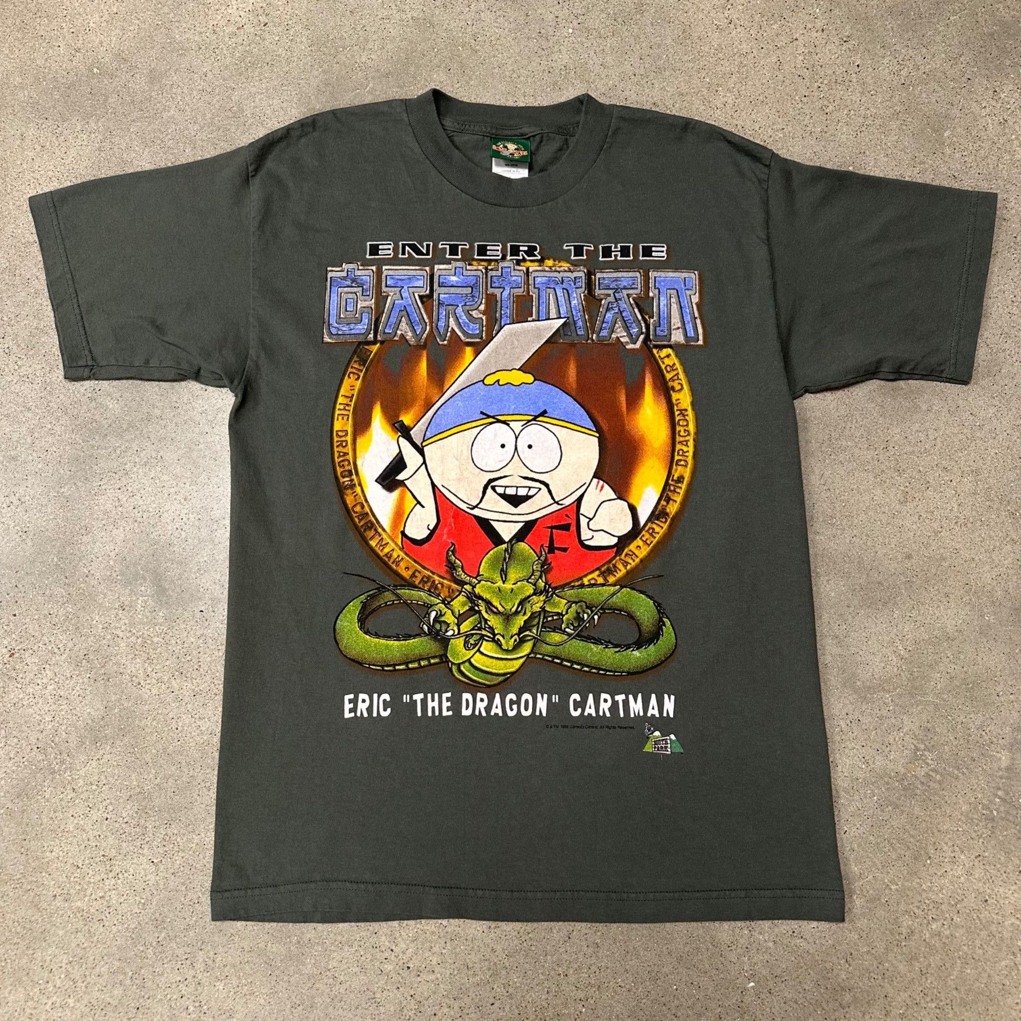 Vintage 1998 South Park Enter The Cartman Rare Shirt Hoodie, Sweatshirt | PodTeesHub.com