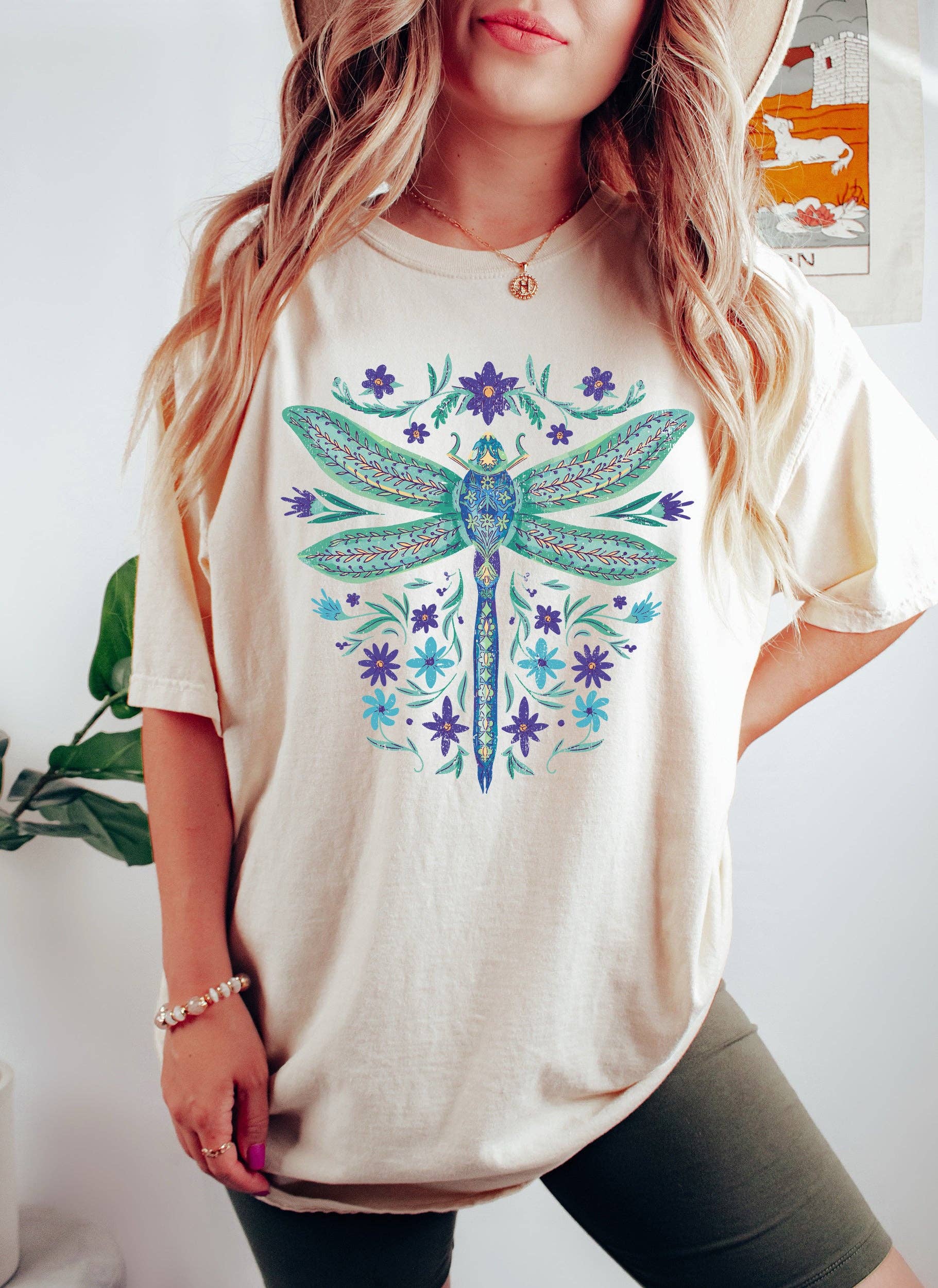 Dragonfly in Colors T-Shirt Hoodie, Sweatshirt | PodTeesHub.com