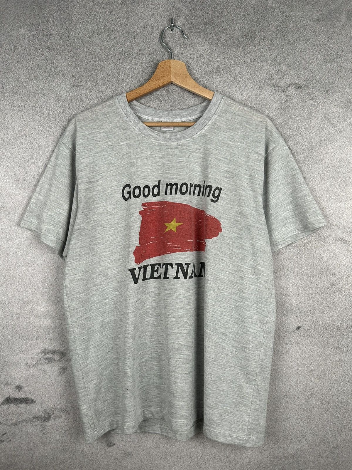 Japanese Brand X Vintage Vintage Band Tee Good Morning Vietnam Graphic 90s Hoodie, Sweatshirt | PodTeesHub.com