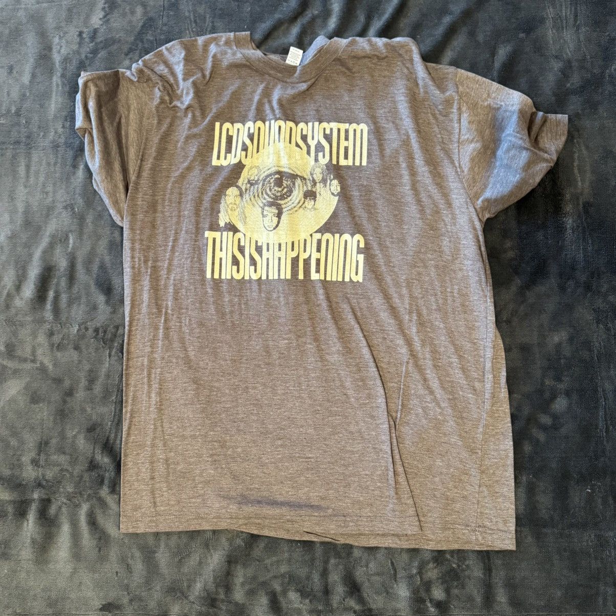 Band Tees Lcd Soundsystem This Is Happening Tour Merch T Shirt Size Xl Hoodie, Sweatshirt | PodTeesHub.com