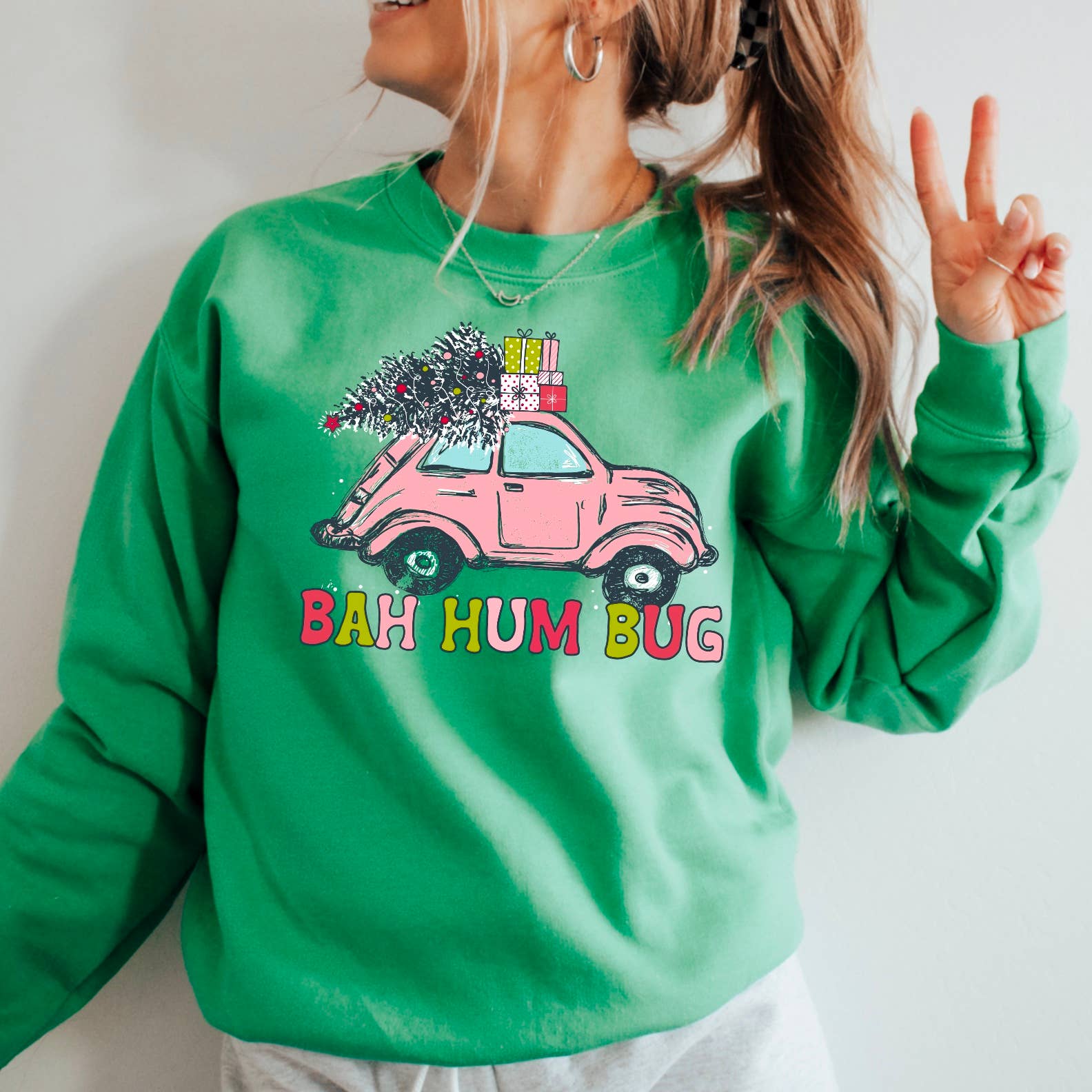 Bah Hum Bug Christmas Sweatshirt T-Shirts, Hoodie | PodTeesHub.com