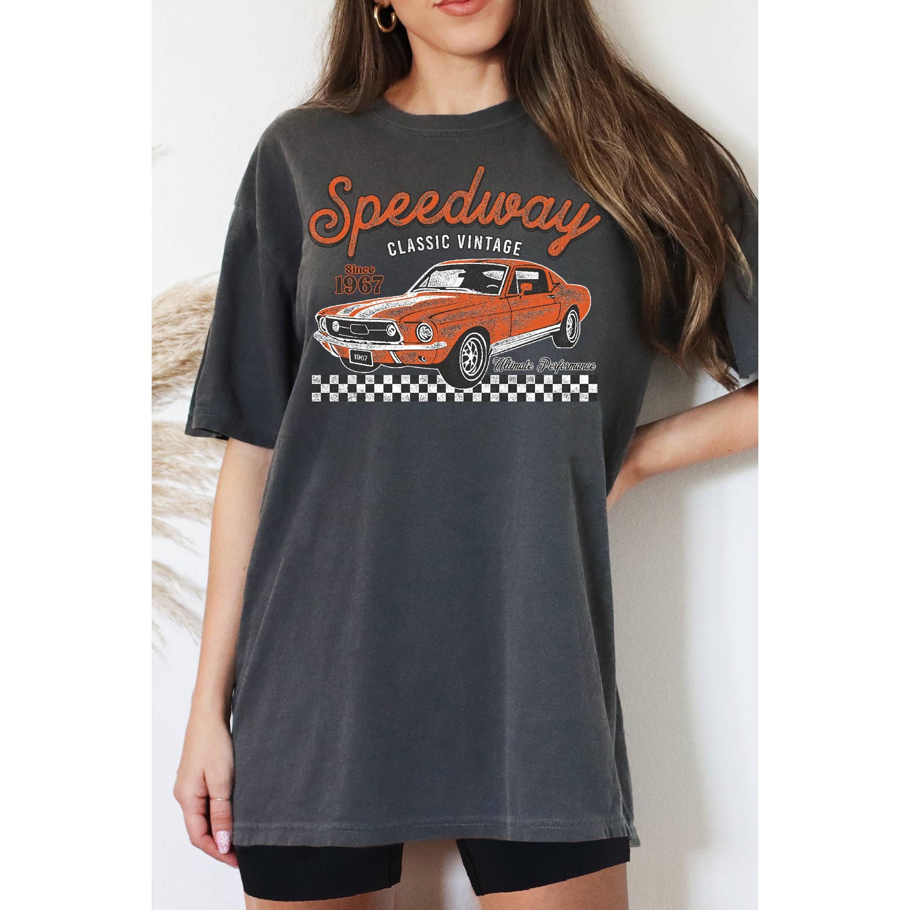 Speedway Classic Vintage Oversized Unisex Tee Hoodie, Sweatshirt | PodTeesHub.com