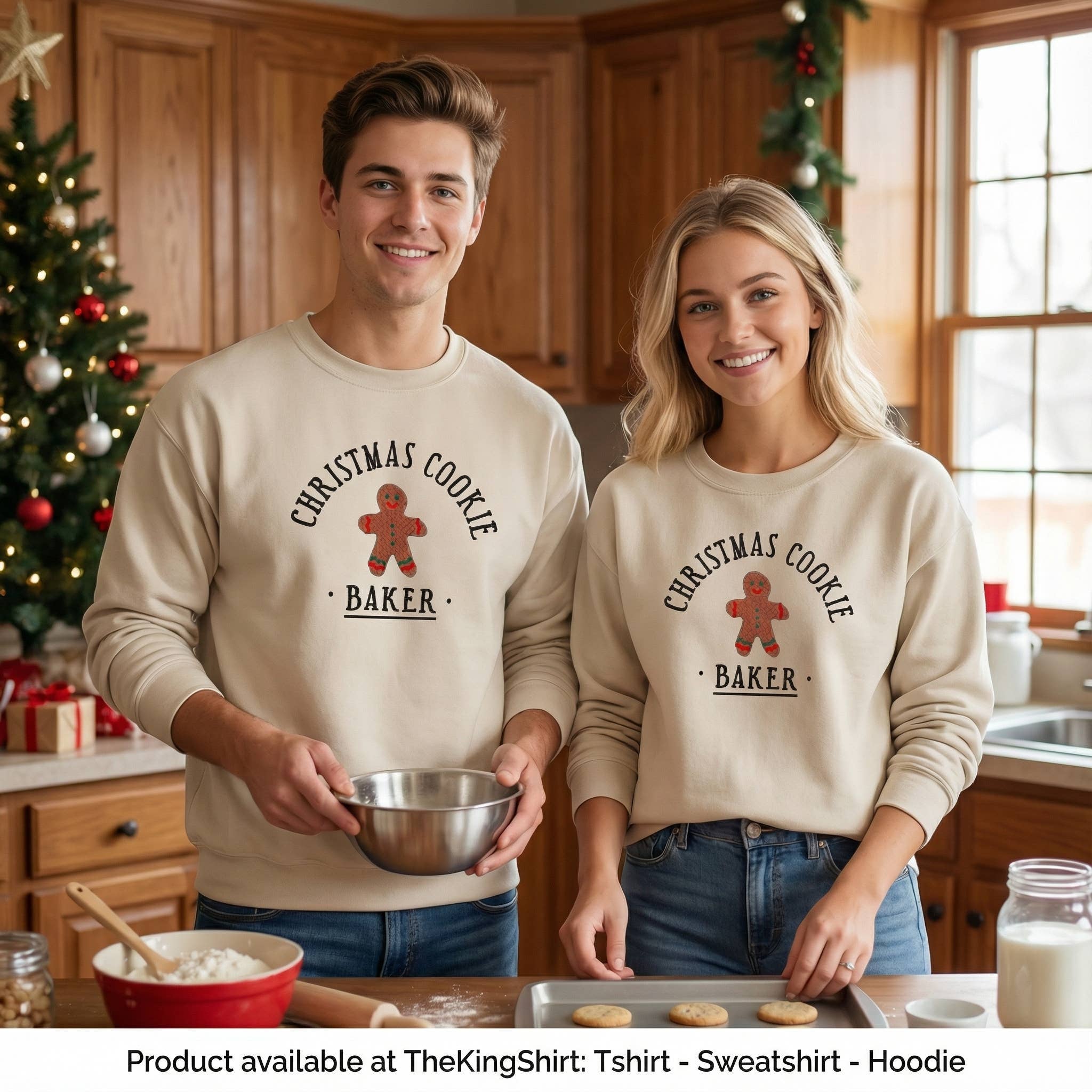 Christmas Cookie Baker Gingerbread Sweatshirt - Funny Gift T-Shirts, Hoodie | PodTeesHub.com