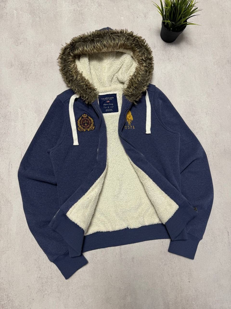 Vintage Uspa Polo Hoodie Fur Big Logo Y2k 90s T-Shirts, Sweatshirt | PodTeesHub.com