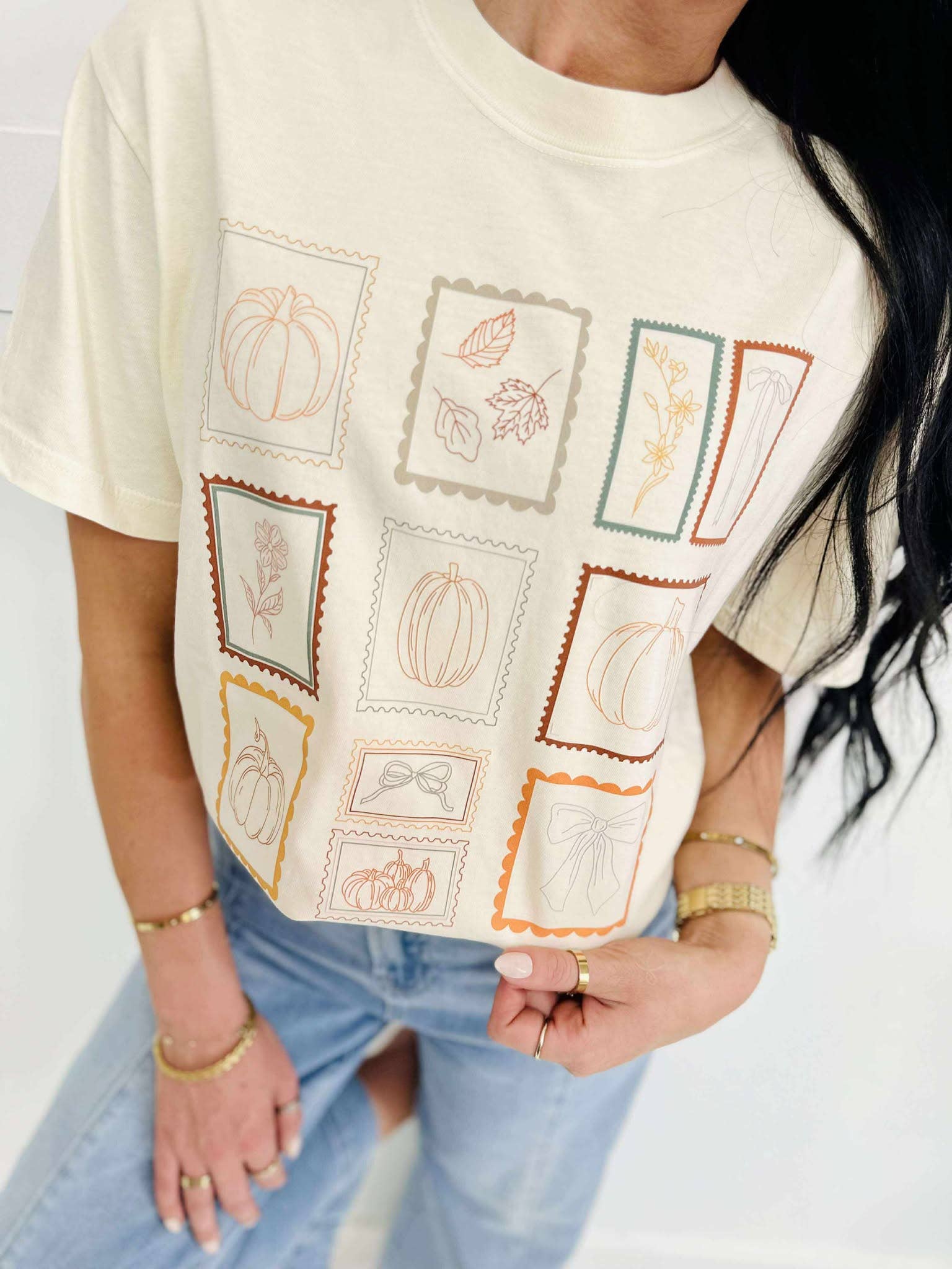 Fall Season Stamps Dtf Graphic Tee Hoodie, Sweatshirt | PodTeesHub.com