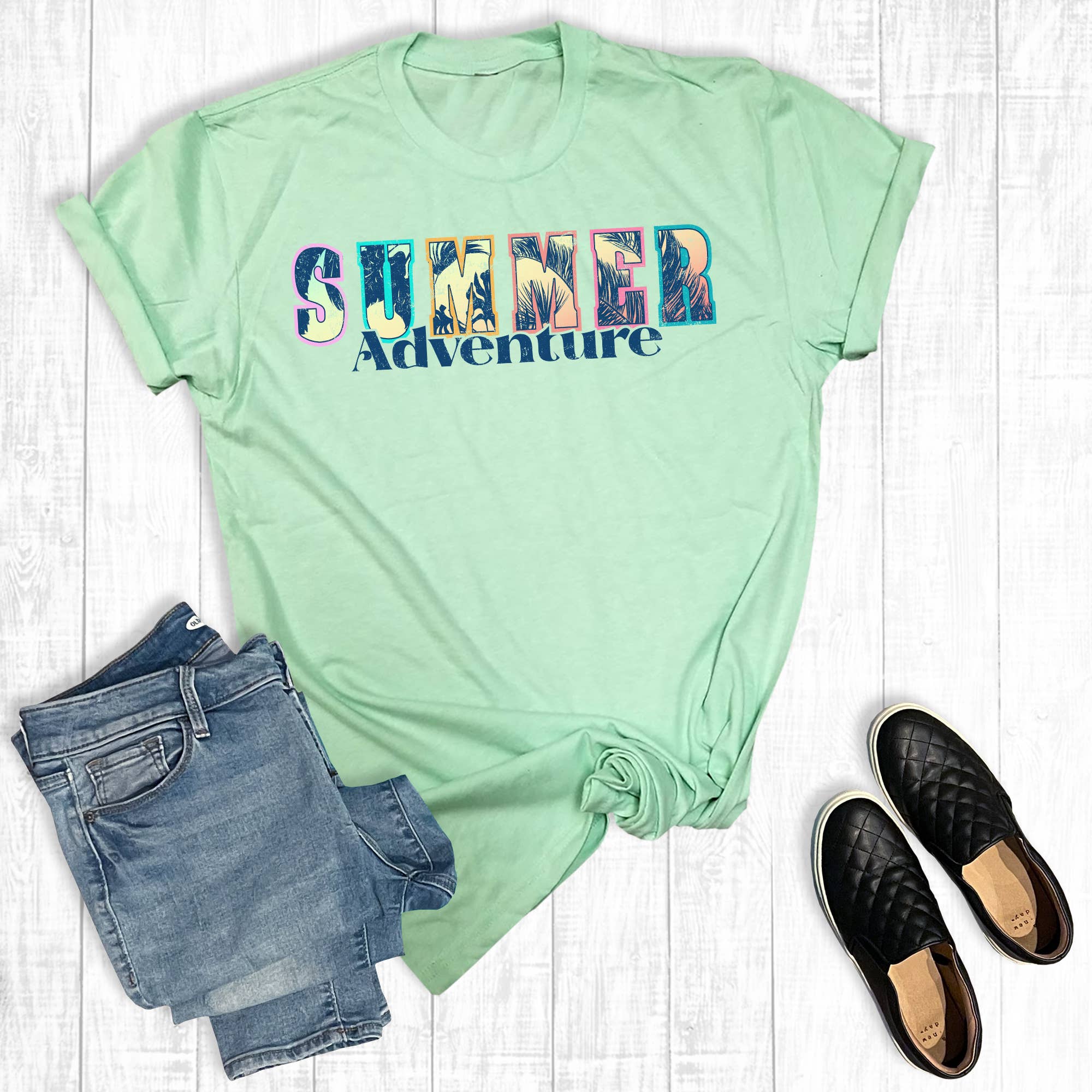 Summer Adventure Graphic Tee Hoodie, Sweatshirt | PodTeesHub.com