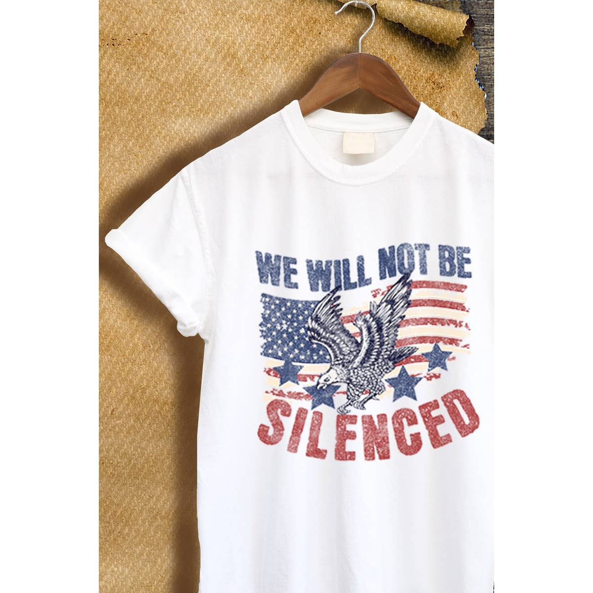 We Will Not Be Silenced  Vintage  Graphic Tee Hoodie, Sweatshirt | PodTeesHub.com