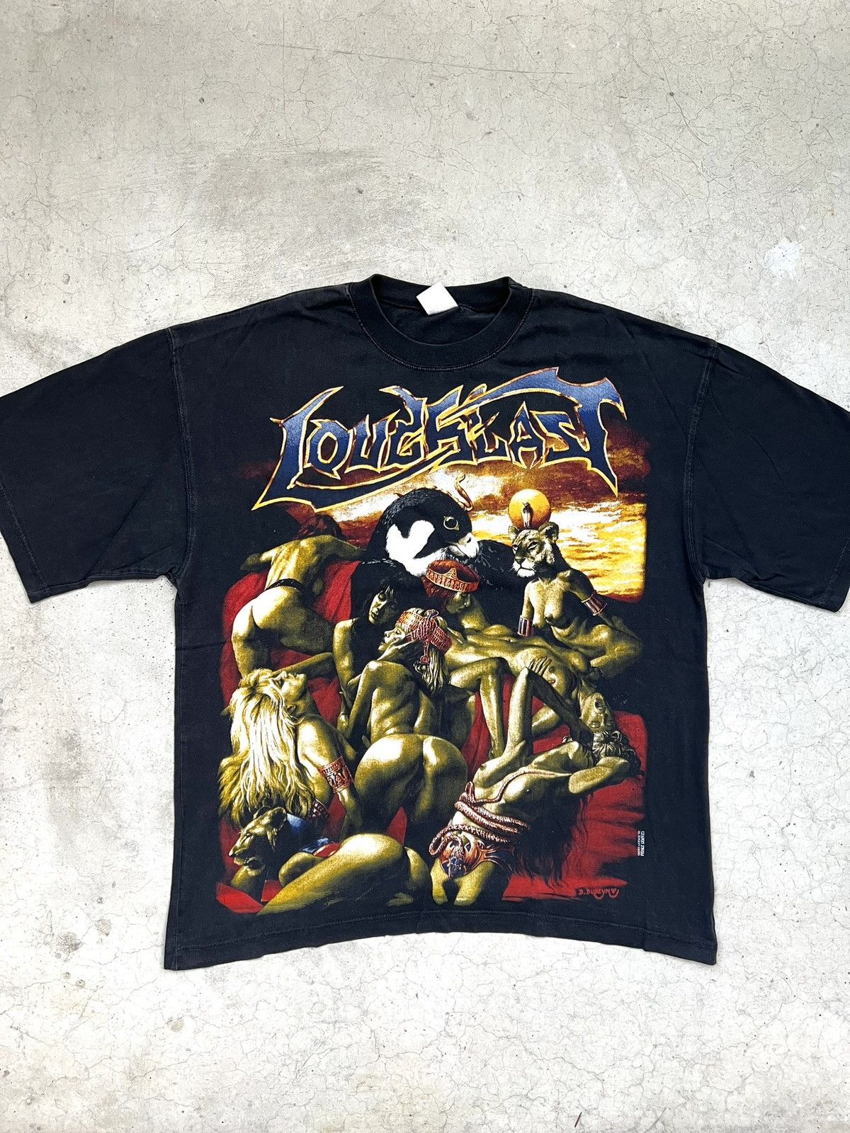 Band Tees Loudblast Vintage 90s Metal Band T Shirt Cradle Of Filth Sex Hoodie, Sweatshirt | PodTeesHub.com