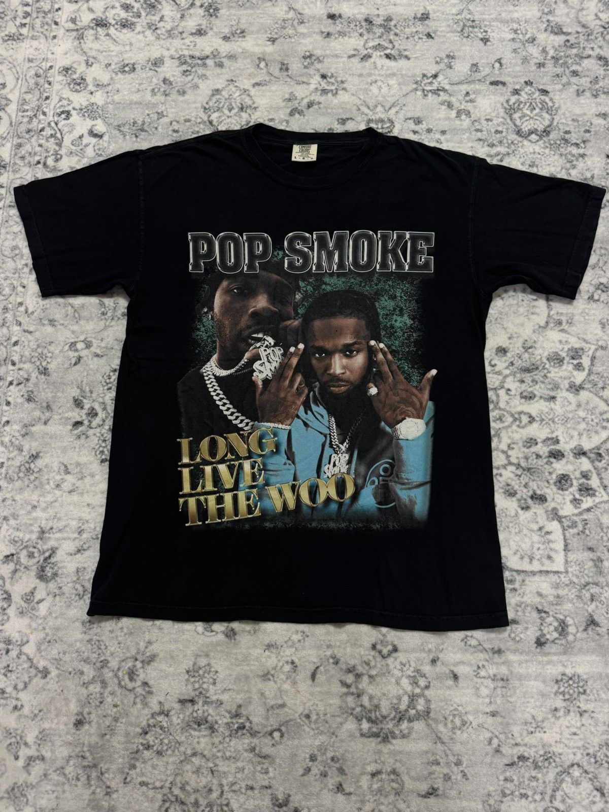 Rap Tees Pop Smoke Long Live The Woo Hip Hop Tee Hoodie, Sweatshirt | PodTeesHub.com