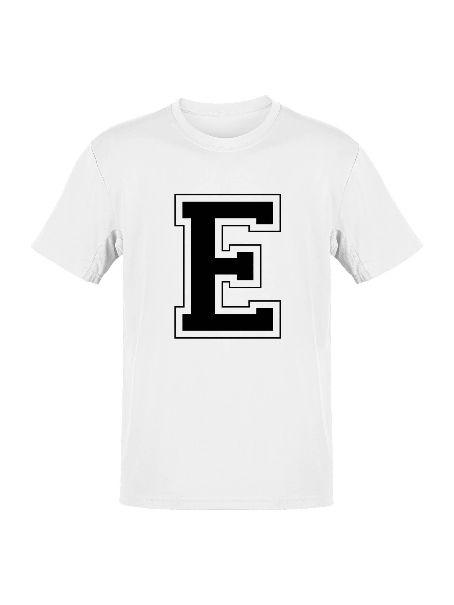 College Varsity Letter E Unisex T-Shirt Women's T-Shirt Hoodie, Sweatshirt | PodTeesHub.com