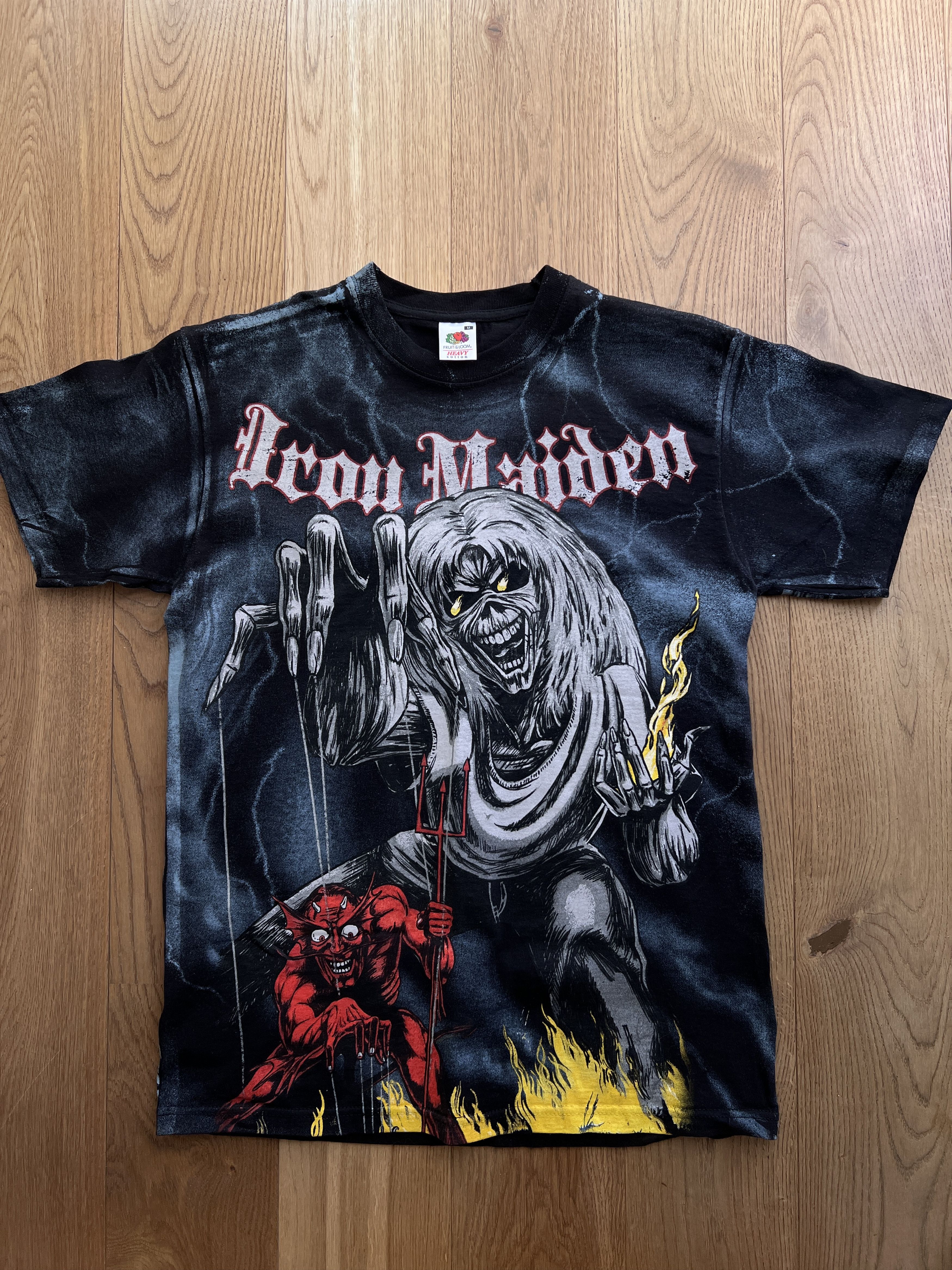 Maiden Iron Maiden All Over Printed T Shirt 2000s Tour Tee Concert Hoodie, Sweatshirt | PodTeesHub.com