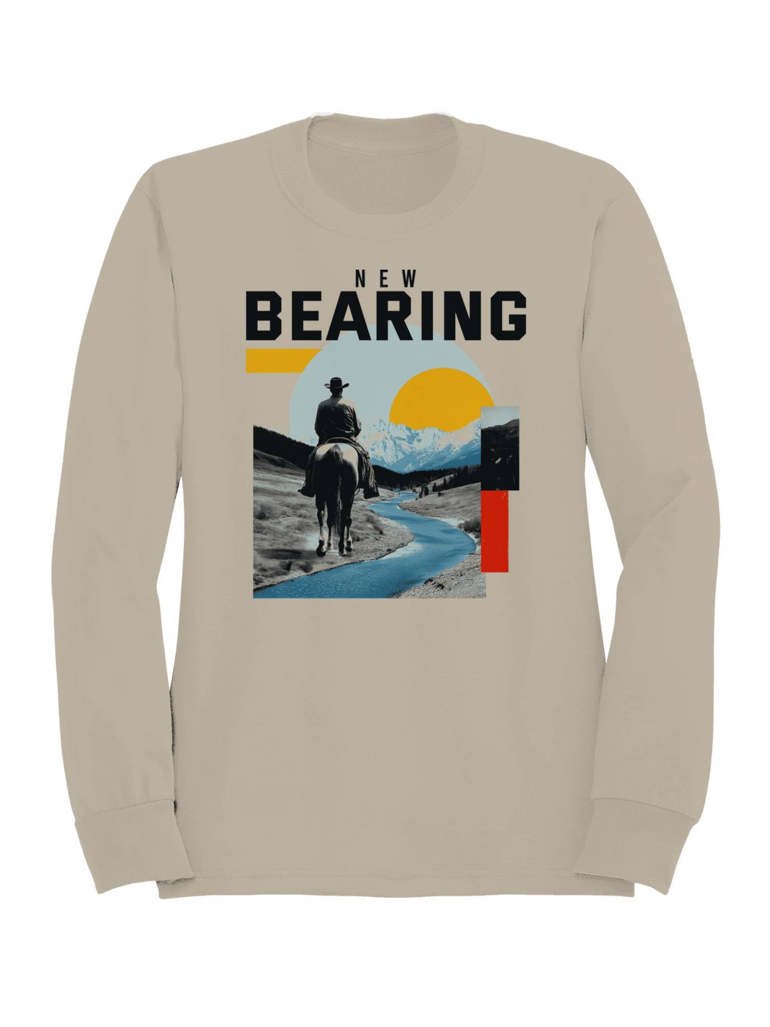 Scenic Cowboy New Bearing Adventure Men's Sweatshirt T-Shirts, Hoodie | PodTeesHub.com