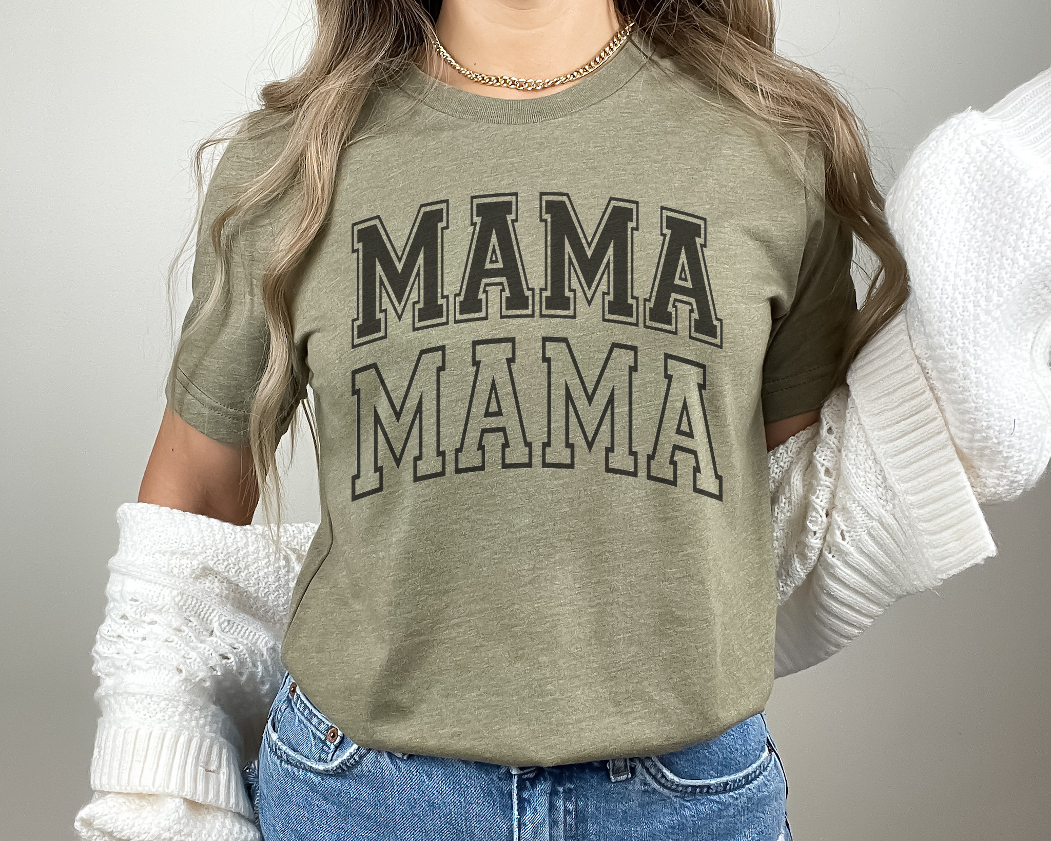 Mama College Block L Mom Tee Hoodie, Sweatshirt | PodTeesHub.com