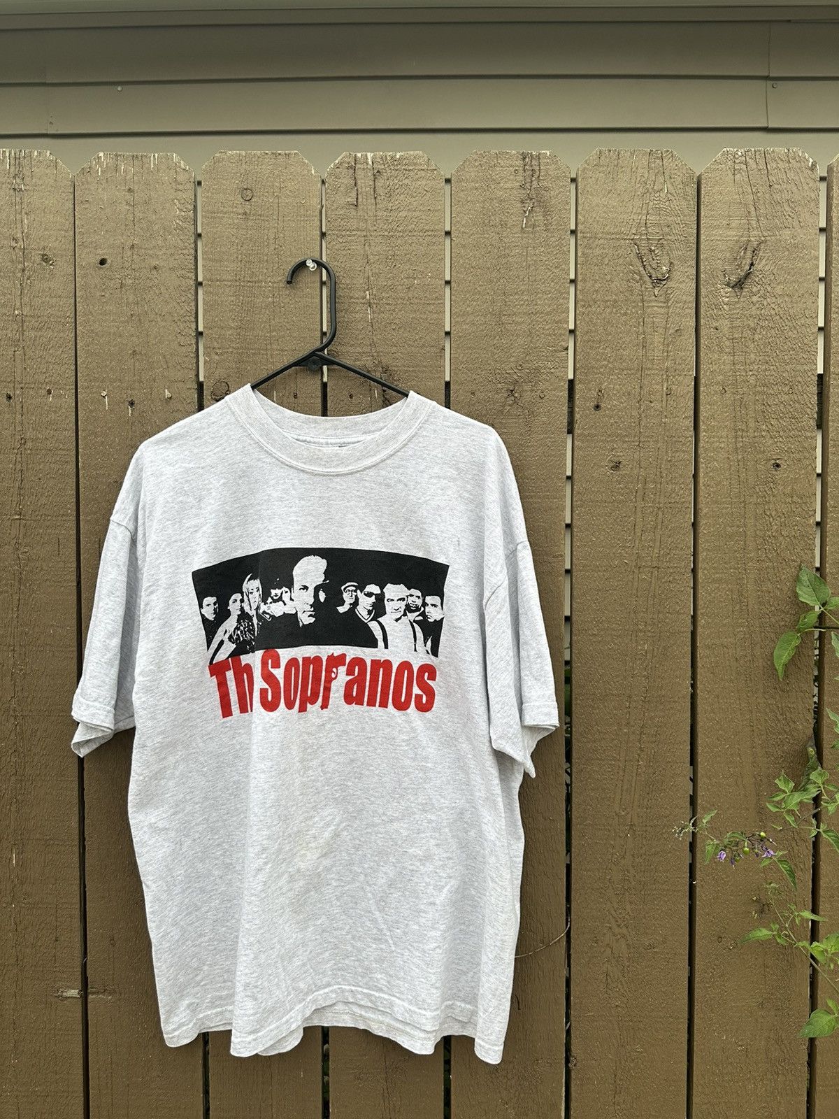 Vintage Light Grey The Sopranos Hbo Promo Shirt Hoodie, Sweatshirt | PodTeesHub.com
