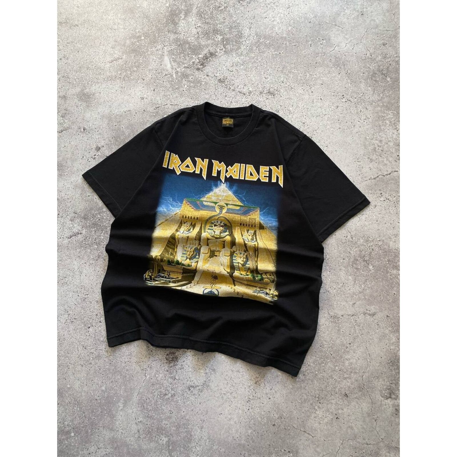 Iron Maiden X Vintage Vintage Iron Maiden Powerslave Album Heavy Metal Band Tee Hoodie, Sweatshirt | PodTeesHub.com