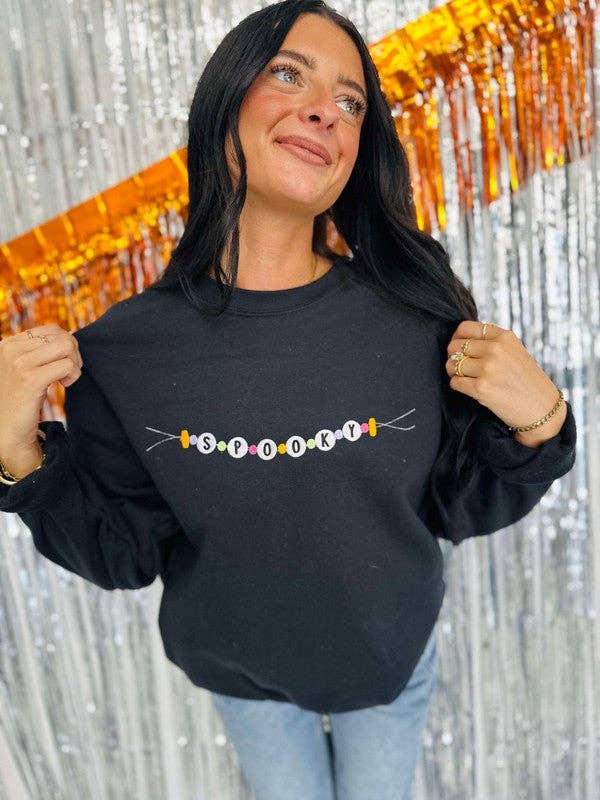 Spooky Friendship Bracelet Embroidered Sweatshirt T-Shirts, Hoodie | PodTeesHub.com