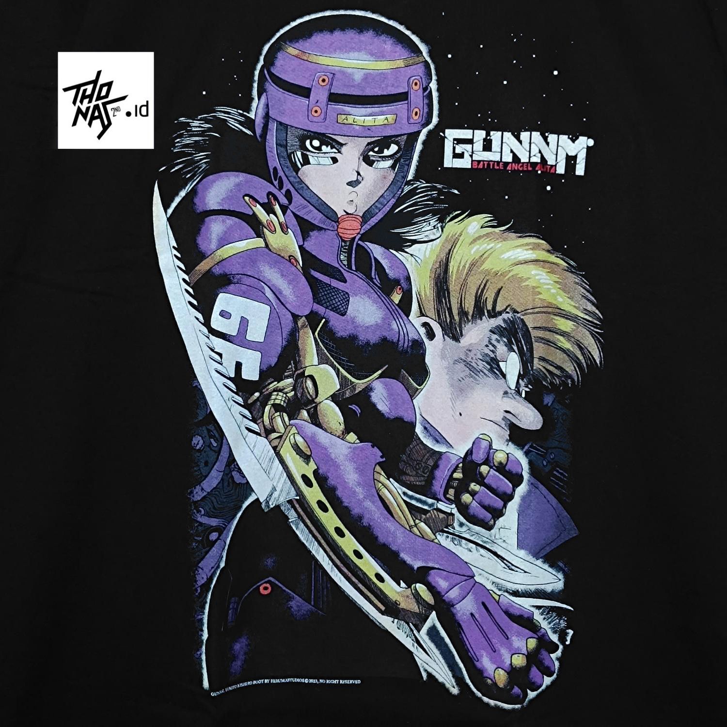 Anime Rare Battle Angel Alita Anime Manga Fans Made Xl T-Shirts, Hoodie, Sweatshirt | PodTeesHub.com