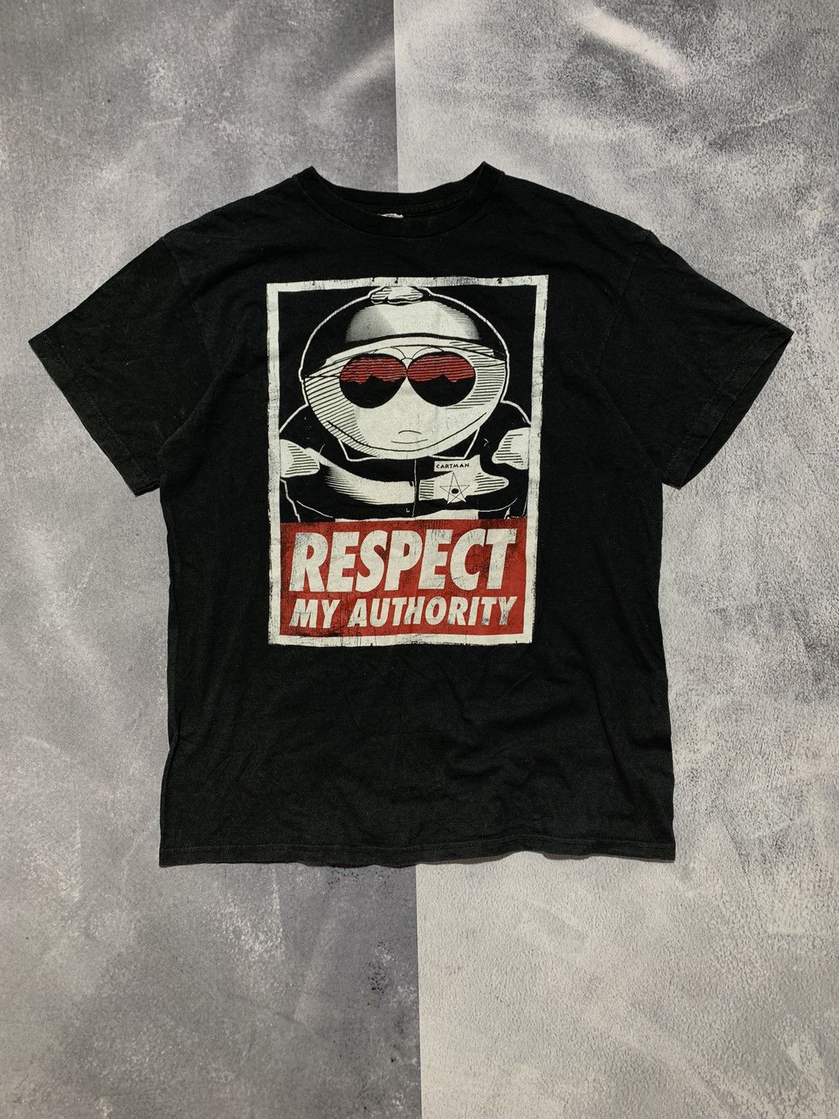 Band Tees Vintage Y2k South Park Cartman Cartoon Band Tee Size L Hoodie, Sweatshirt | PodTeesHub.com