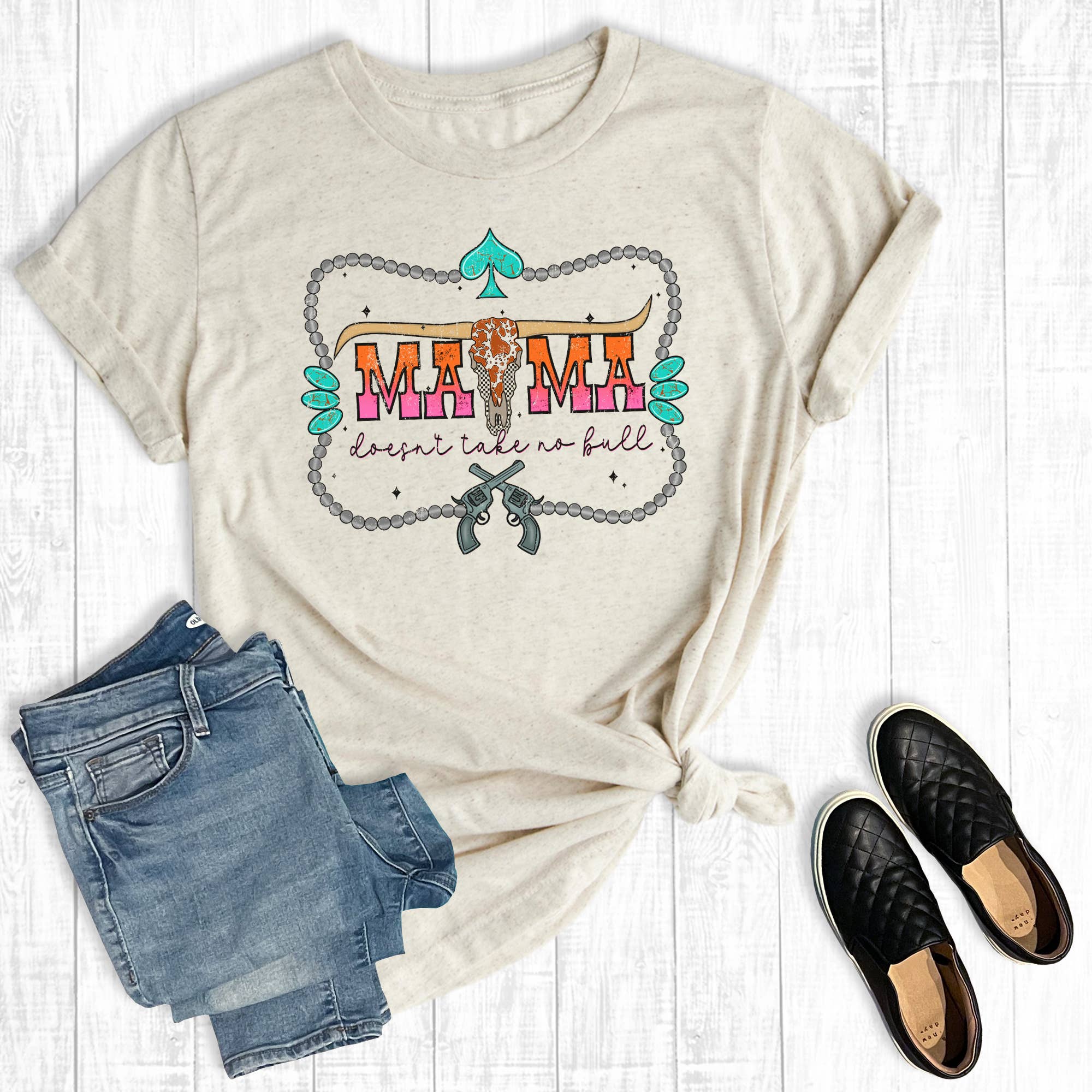 Western Funny Take No Bull Graphic Tee Hoodie, Sweatshirt | PodTeesHub.com