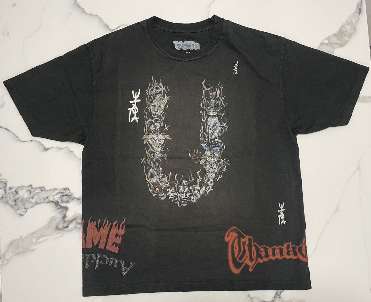 Scott Travis Scott Utopia Tour Merch I Saw Utopia Shirt Sz Xl Hoodie, Sweatshirt | PodTeesHub.com