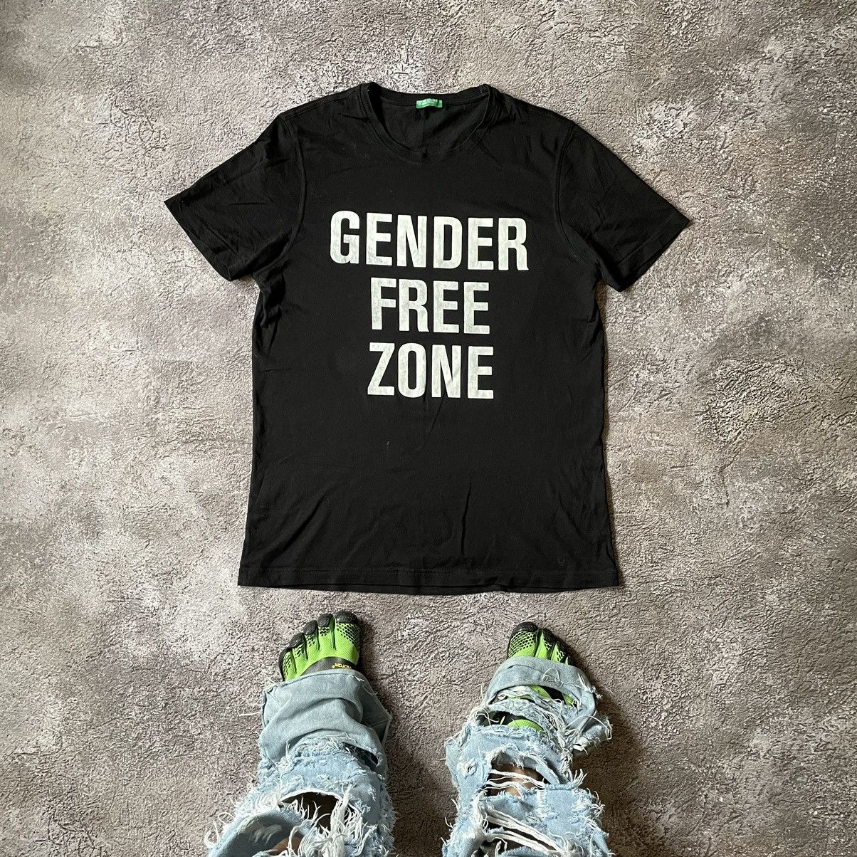Vintage Y2k Gender Free Zone Logo Funny T-Shirts, Hoodie, Sweatshirt