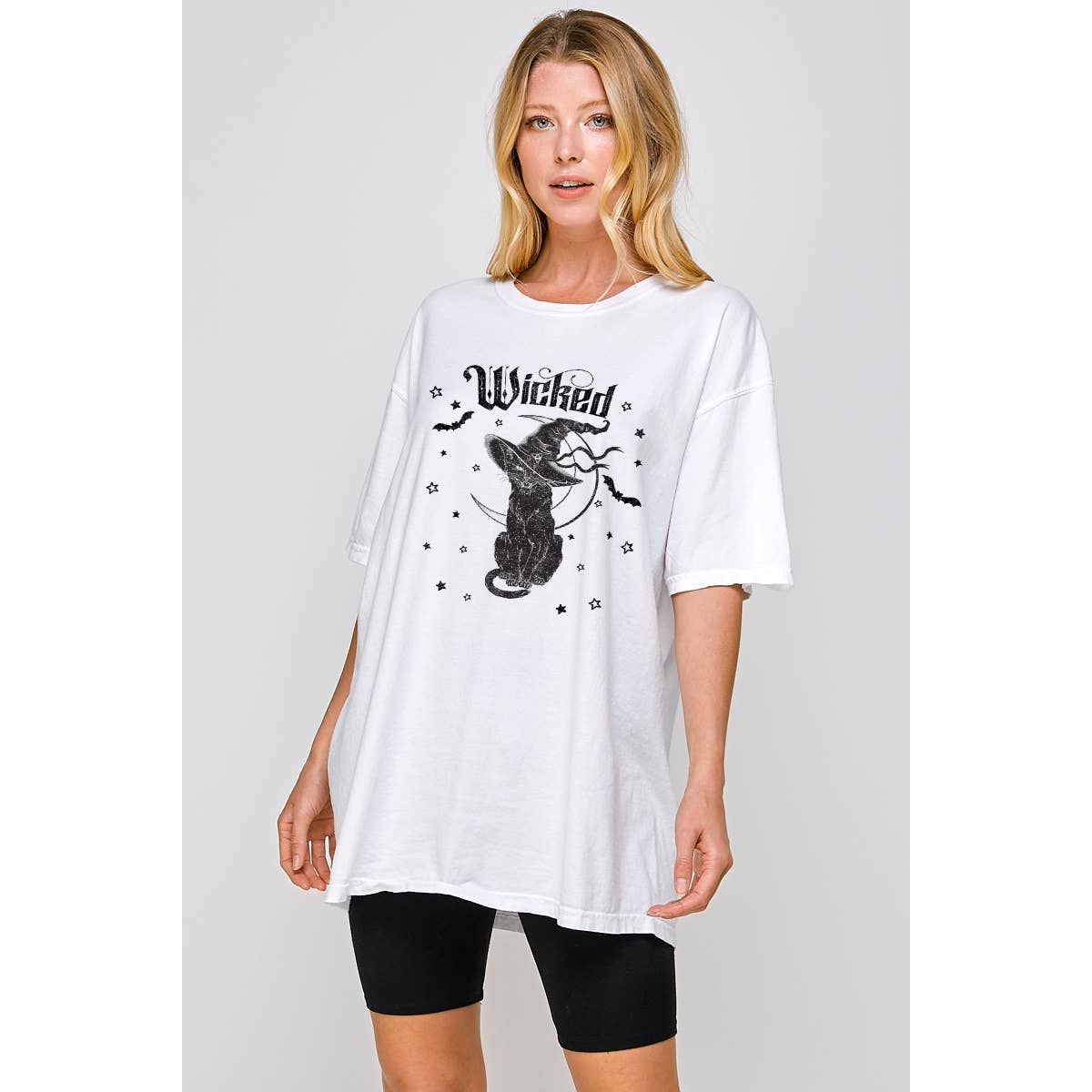 Wicked Graphic Oversized Tee Hoodie, Sweatshirt | PodTeesHub.com