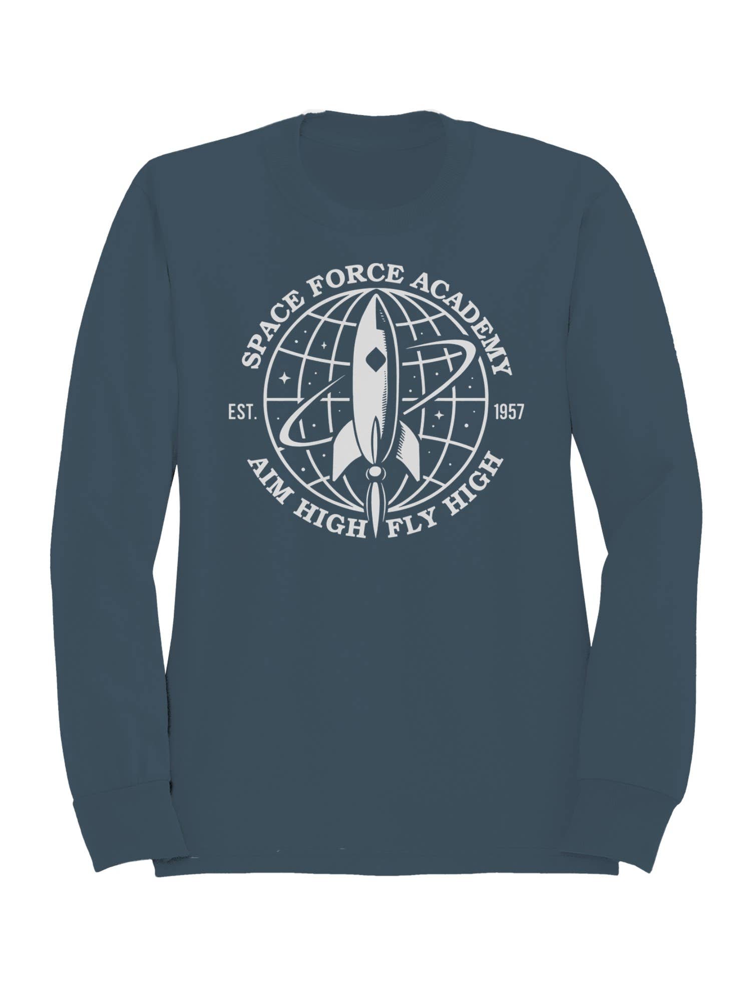 Space Force Academy Rocket Emblem Men's Sweatshirt T-Shirts, Hoodie | PodTeesHub.com