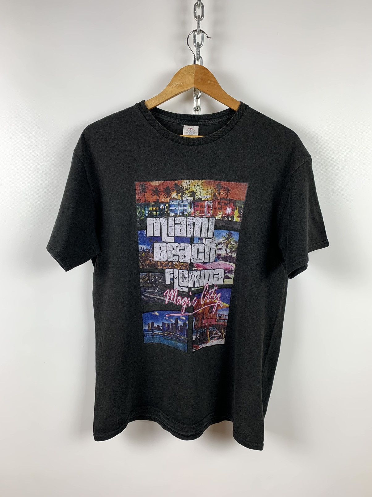 Playstation Vintage Gta Miami Beach Florida Magic City T Shirt Hoodie, Sweatshirt | PodTeesHub.com