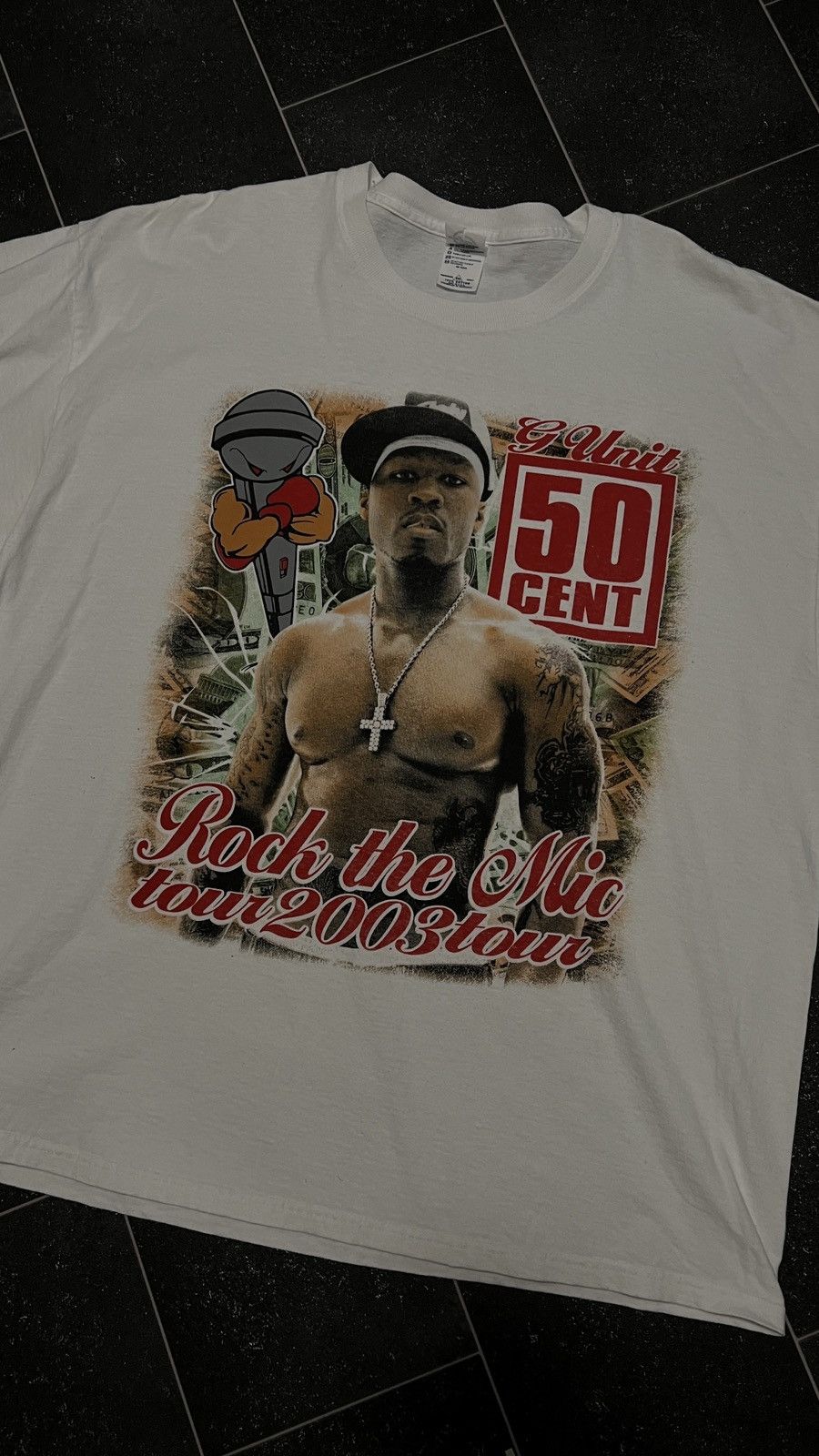 Jay Z X Vintage Rock The Mic Tour 2003 T-Shirts, Hoodie, Sweatshirt | PodTeesHub.com