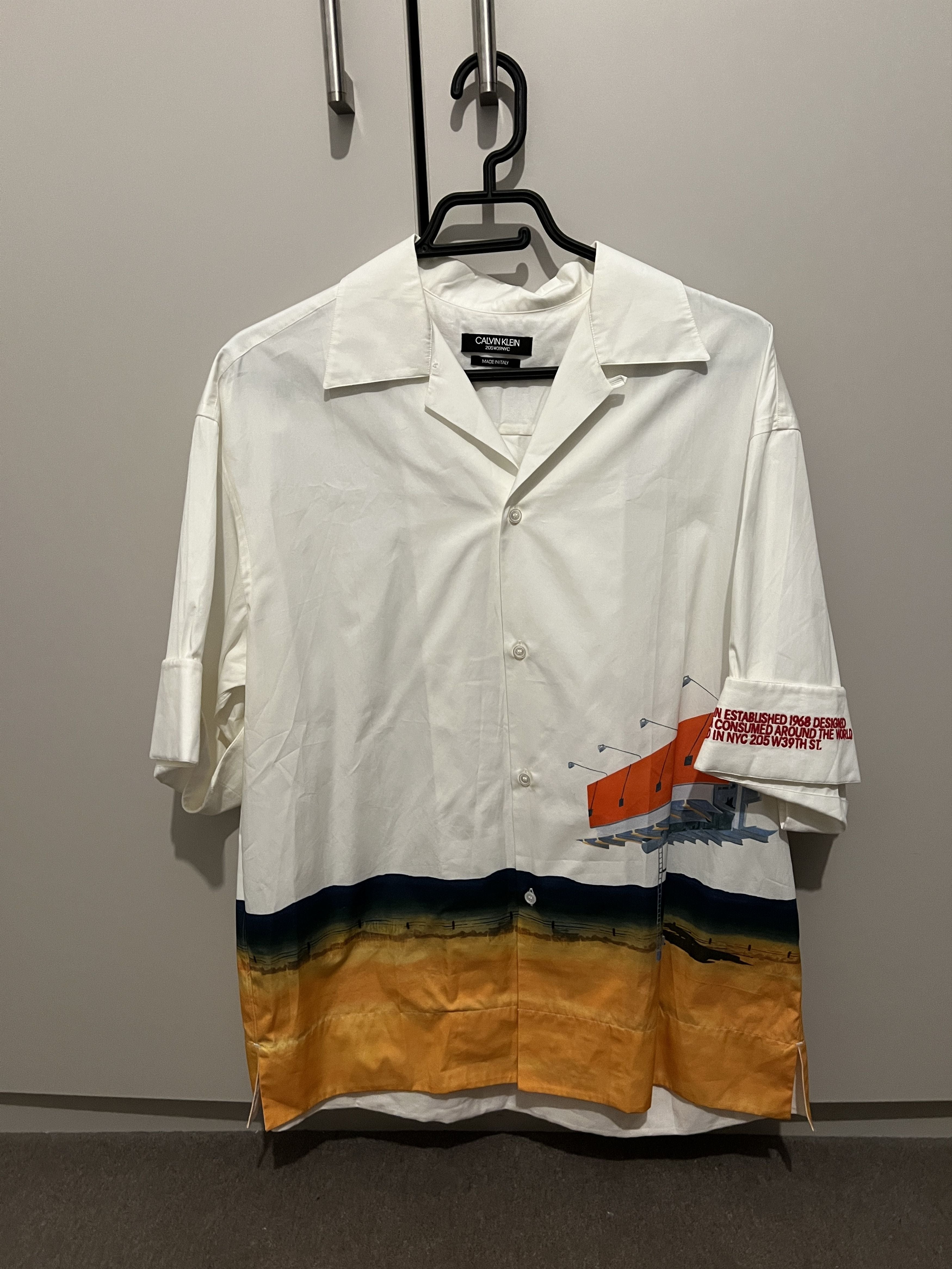 Raf Simons Billboard Shirt Hoodie, Sweatshirt | PodTeesHub.com