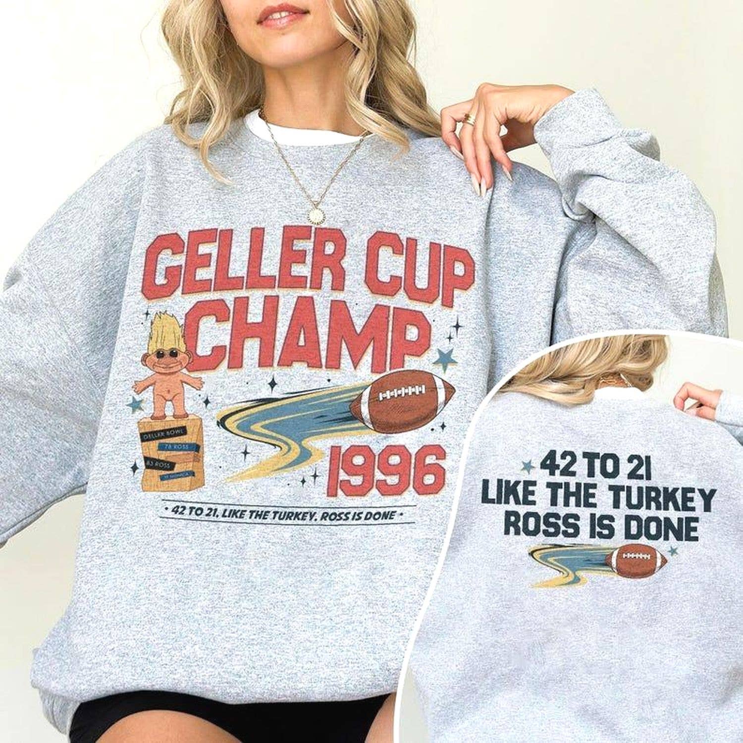 Friends Thanksgiving Sweatshirt the One with the Geller Bowl T-Shirts, Hoodie | PodTeesHub.com