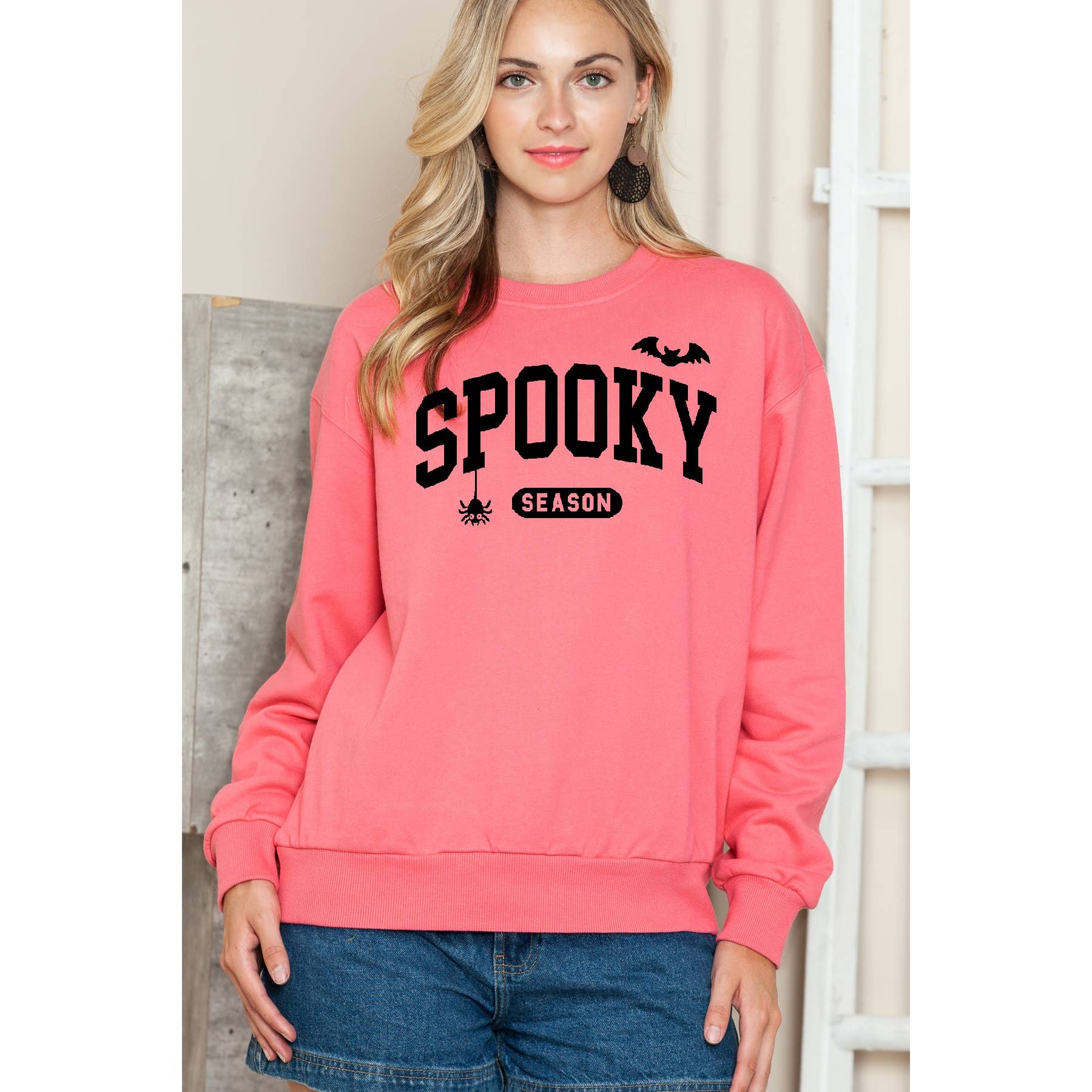 Spooky Season - Crewneck Sweatshirt T-Shirts, Hoodie | PodTeesHub.com