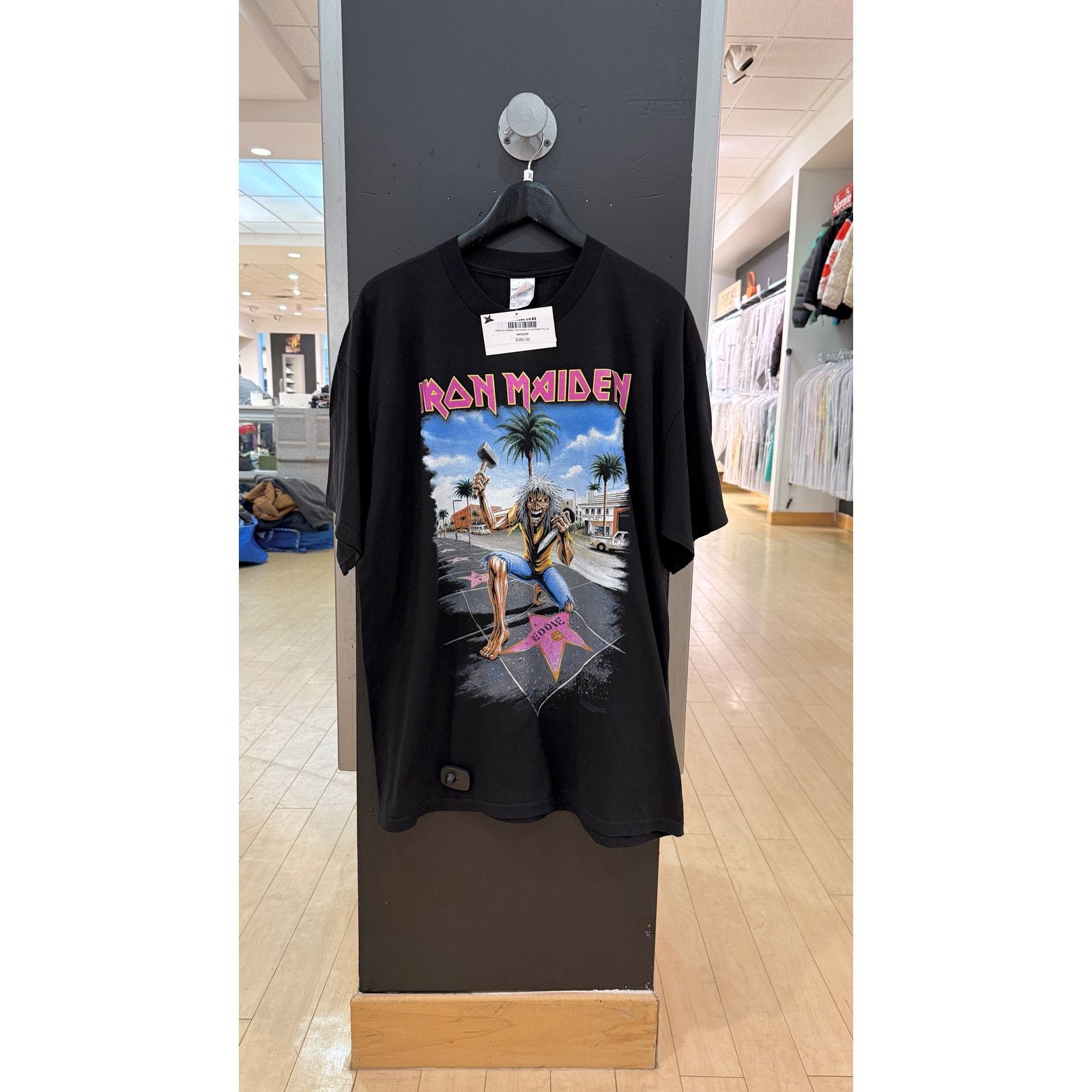 Iron Maiden X Vintage 2008 Iron Maiden Vintage The Forum La Concert Band Tee Shirt Hoodie, Sweatshirt | PodTeesHub.com
