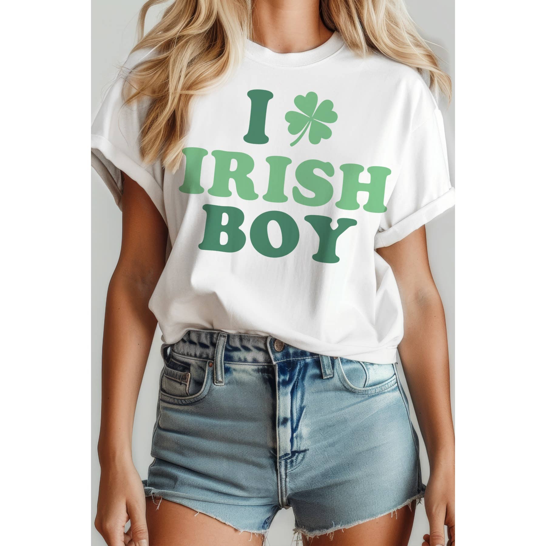 I Clover Irish Boy Short Sleeve T Shirt Hoodie, Sweatshirt | PodTeesHub.com