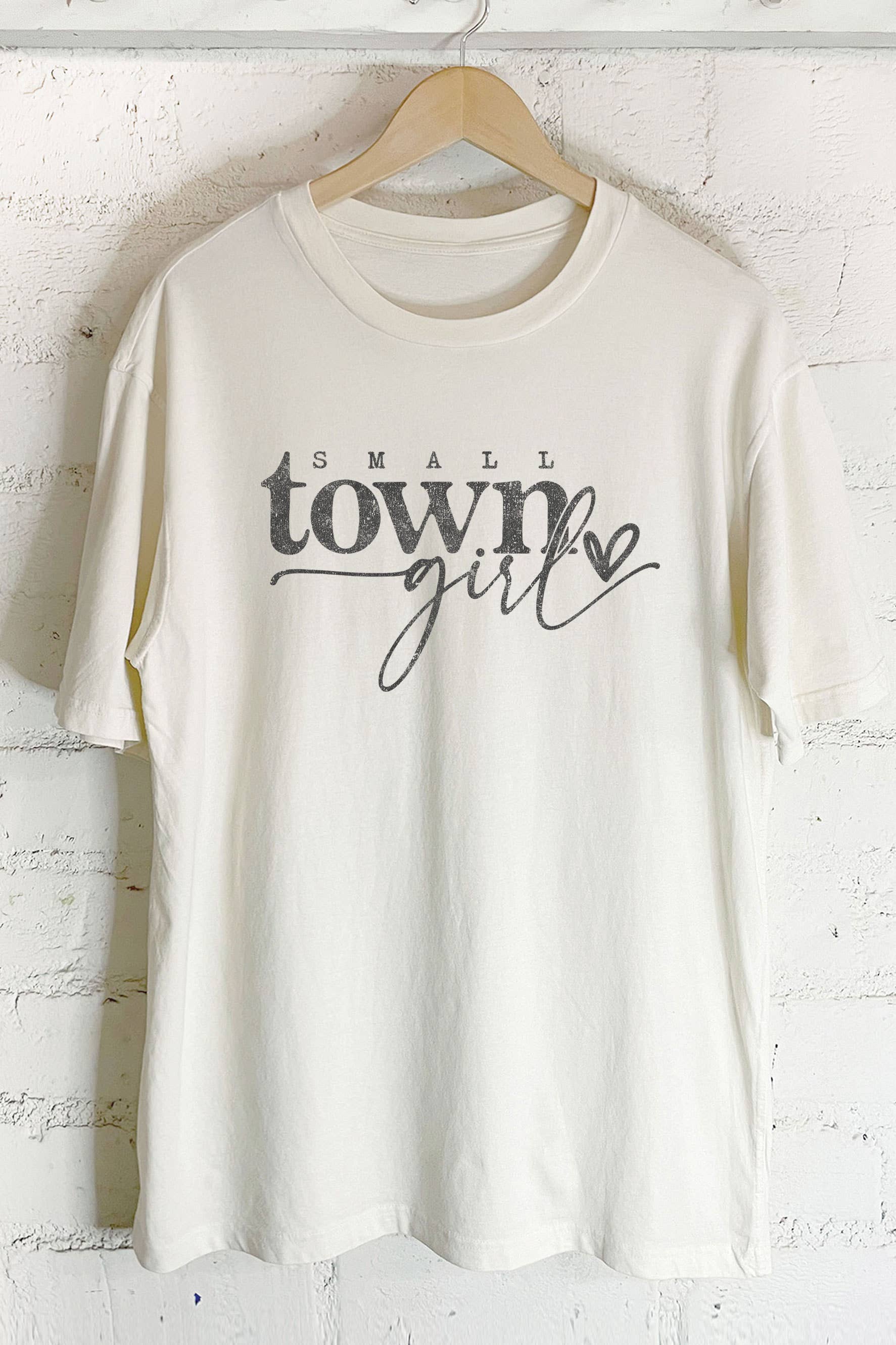 Small Town Girl-Oversized Tee Hoodie, Sweatshirt | PodTeesHub.com