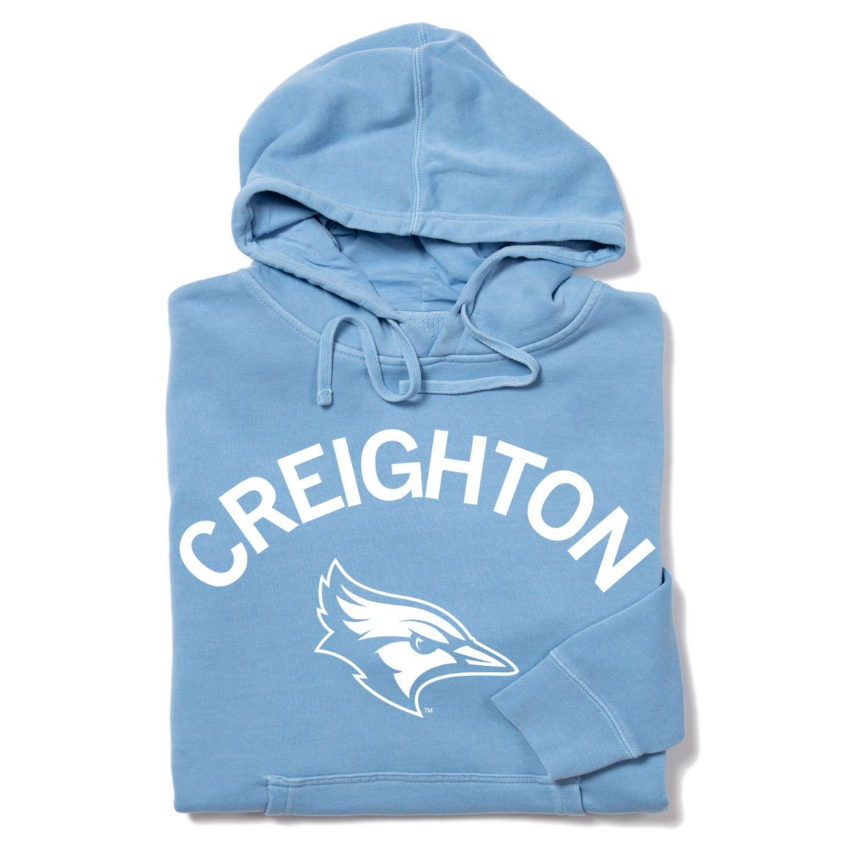 Creighton Curved Logo Pullover Hoodie T-Shirts, Sweatshirt | PodTeesHub.com