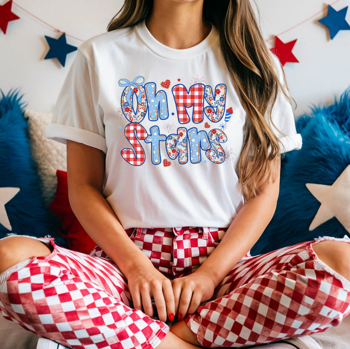 Oh My Stars Tee Hoodie, Sweatshirt | PodTeesHub.com
