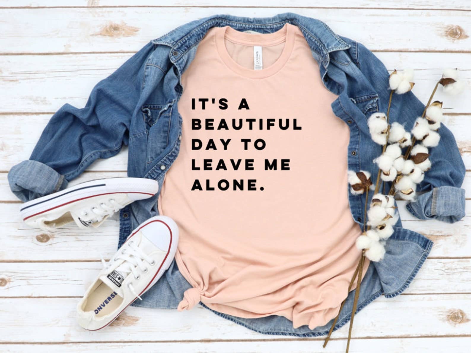 Its A Beautiful Day To Leave Me Alone T-Shirt Hoodie, Sweatshirt | PodTeesHub.com