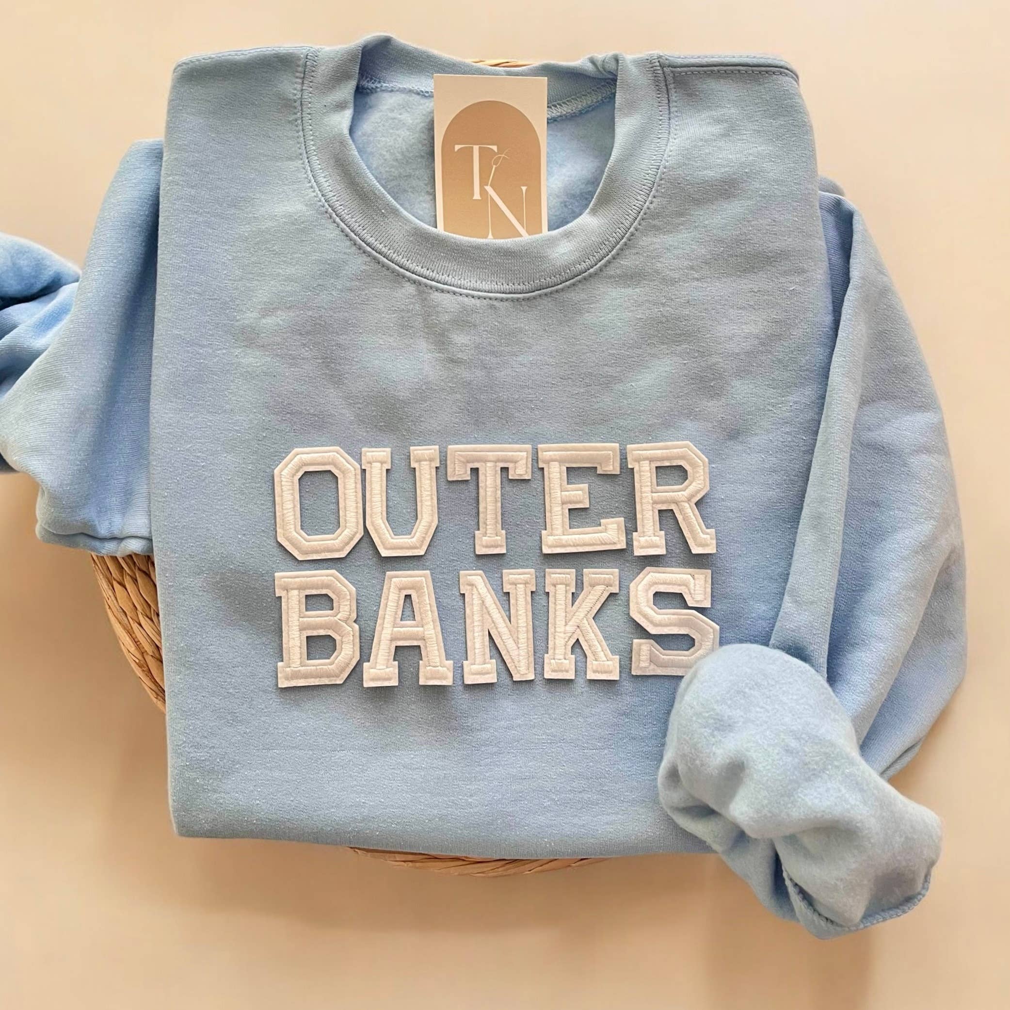 Outer Banks Nc Crewneck Sweatshirt, Summer Sweatshirt T-Shirts, Hoodie | PodTeesHub.com