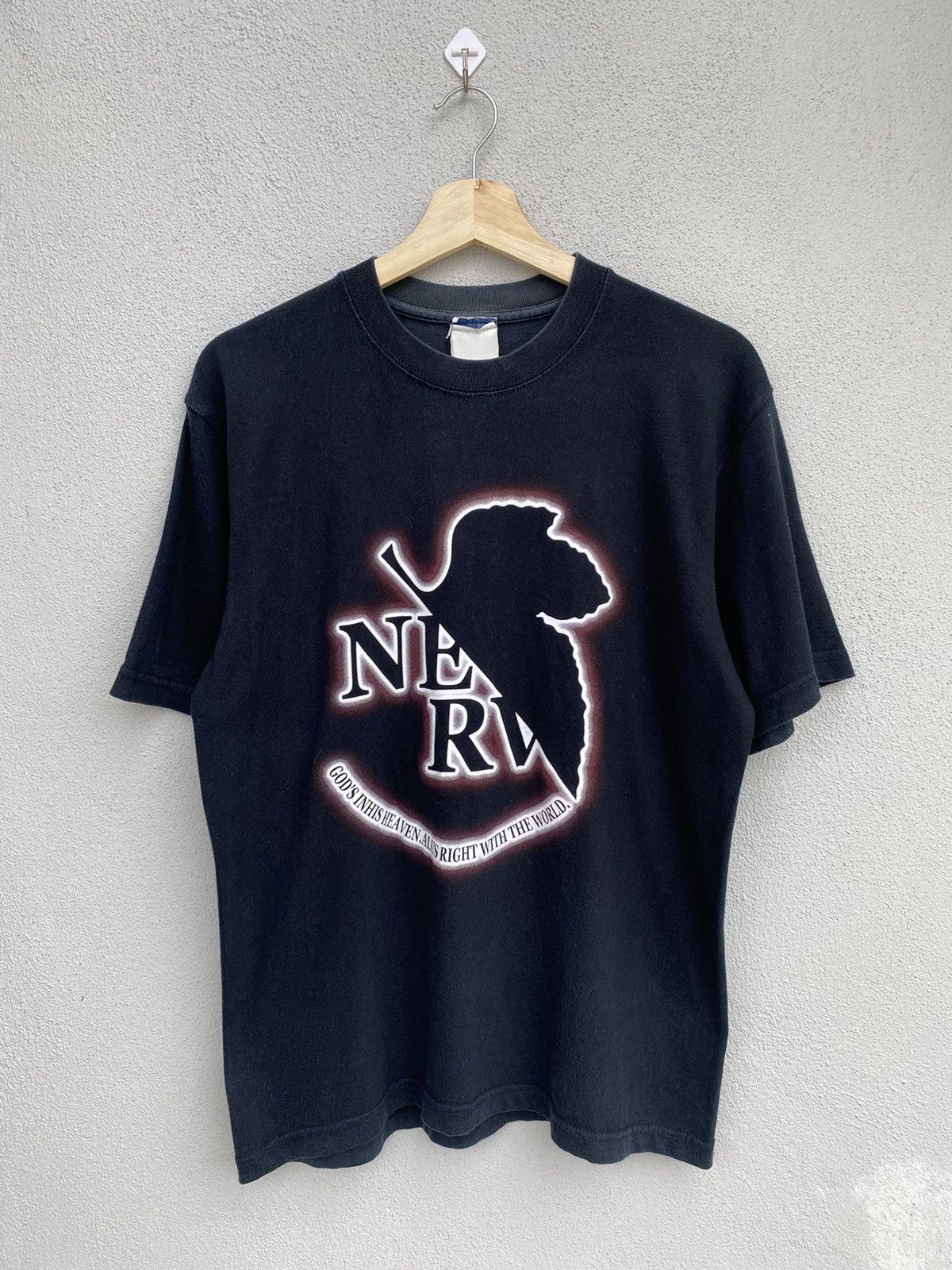 Vintage Evangelion Nerv Anime Cartoon Tees By Cospa Hoodie, Sweatshirt | PodTeesHub.com