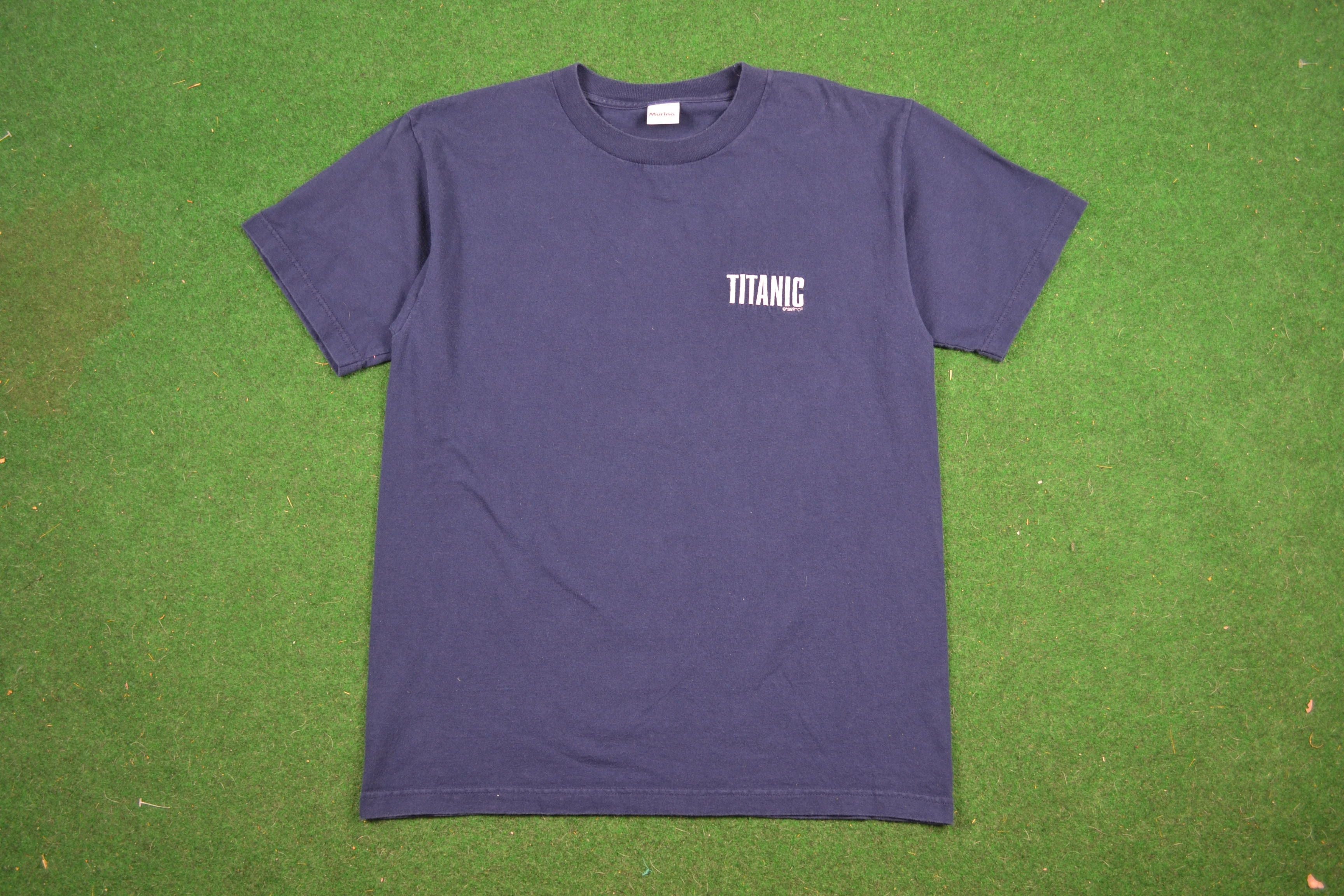 Vintage 1998 Titanic Movie Film Promo Tee Shirt 90s Decaprio Hoodie, Sweatshirt | PodTeesHub.com