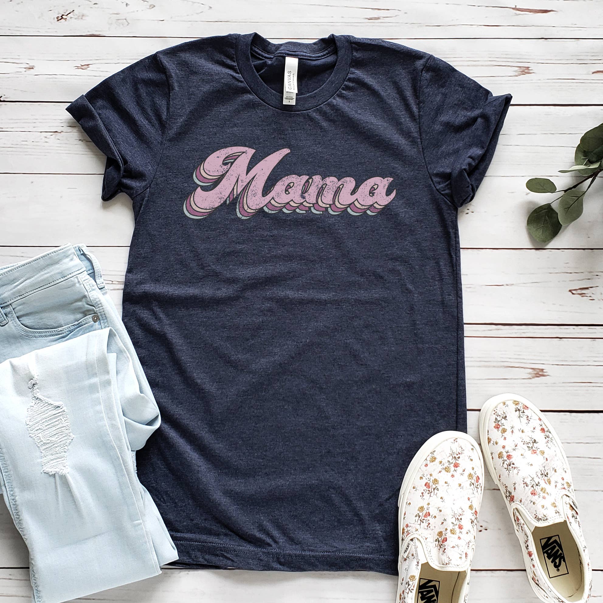 Mama Script Tee | Sizes XS-2XL Hoodie, Sweatshirt | PodTeesHub.com