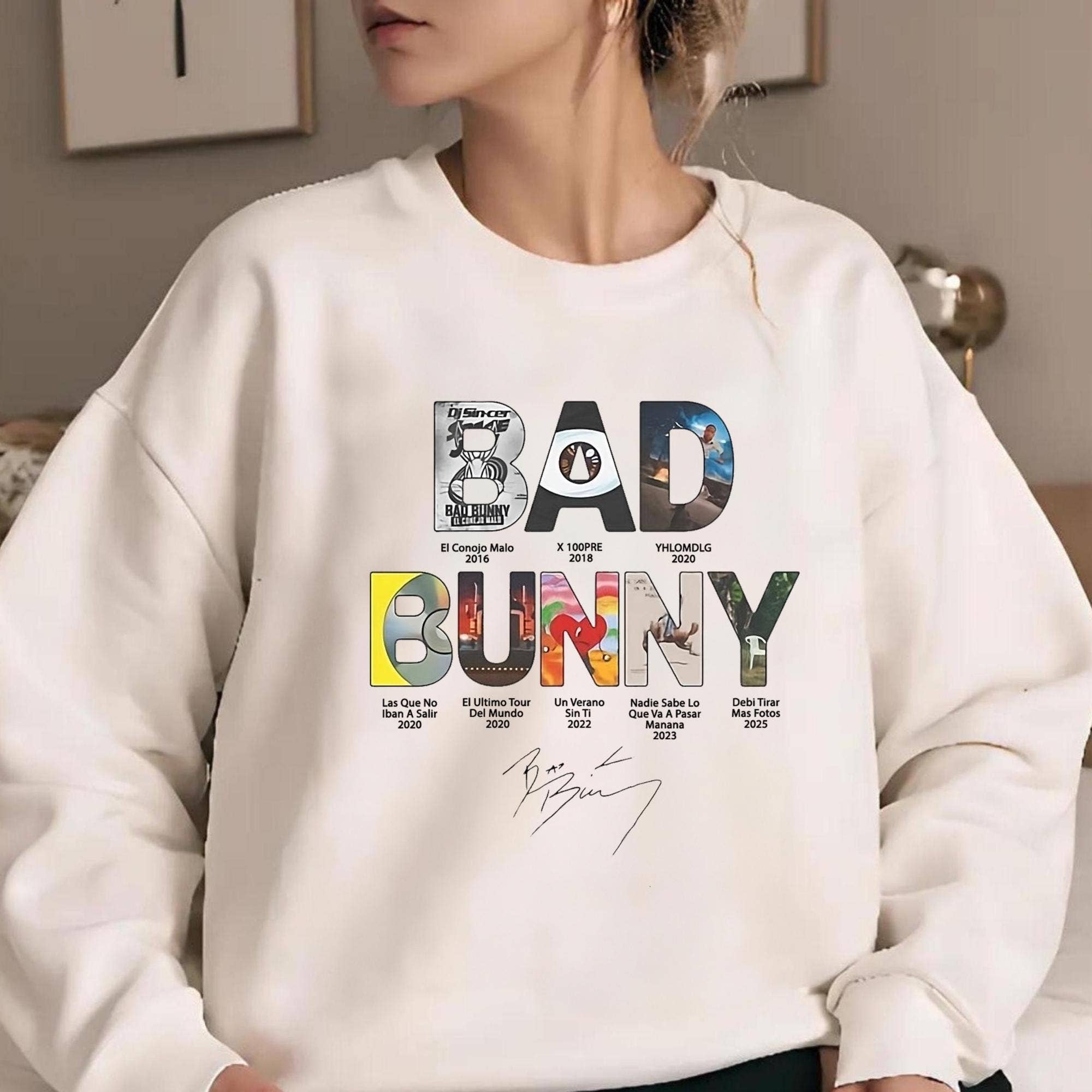 Bad Bunny Fan Collection Shirt Hoodie, Sweatshirt | PodTeesHub.com