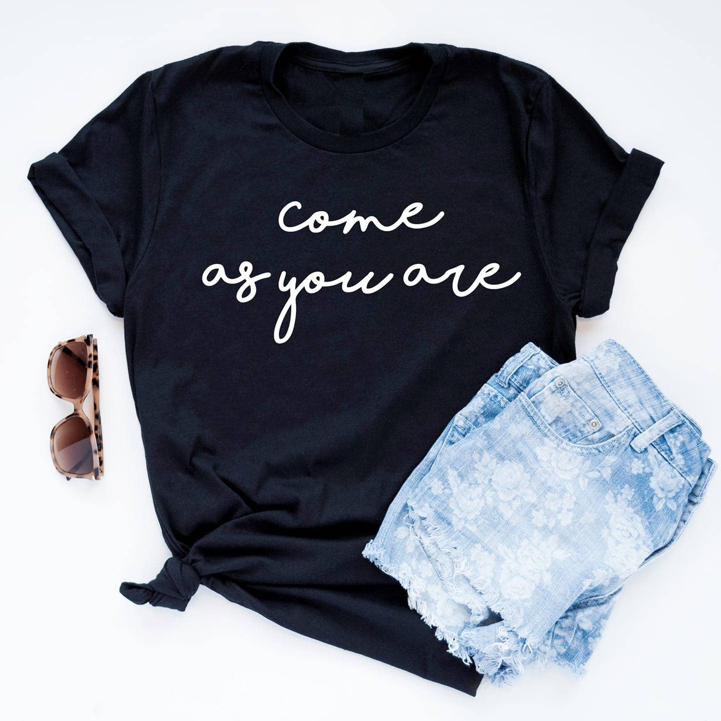 Christian Come As You Are Bella Graphic Tee Free Shipping Hoodie, Sweatshirt | PodTeesHub.com