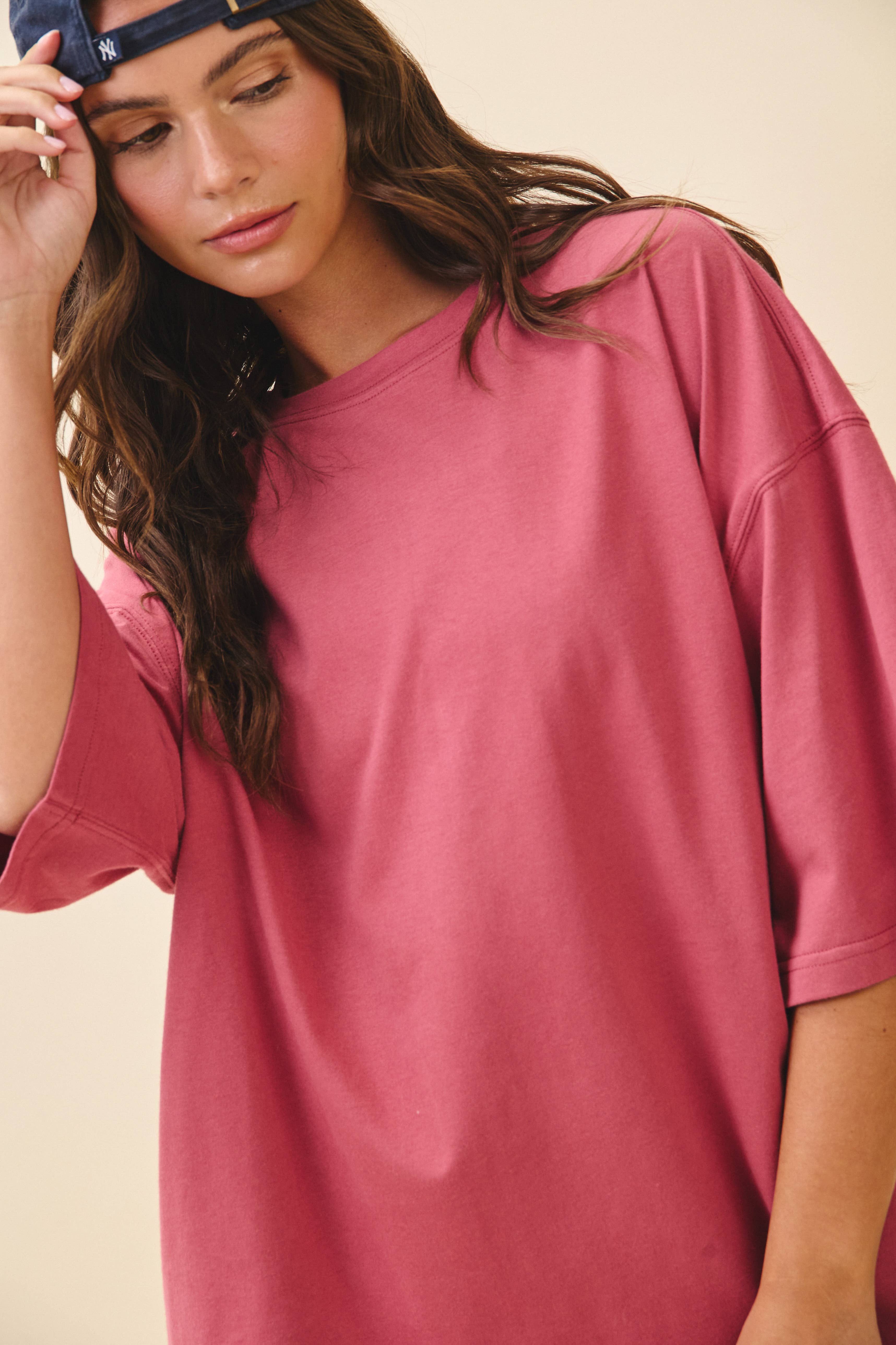 8480FN Oversized Everyday Cotton Tee Hoodie, Sweatshirt | PodTeesHub.com