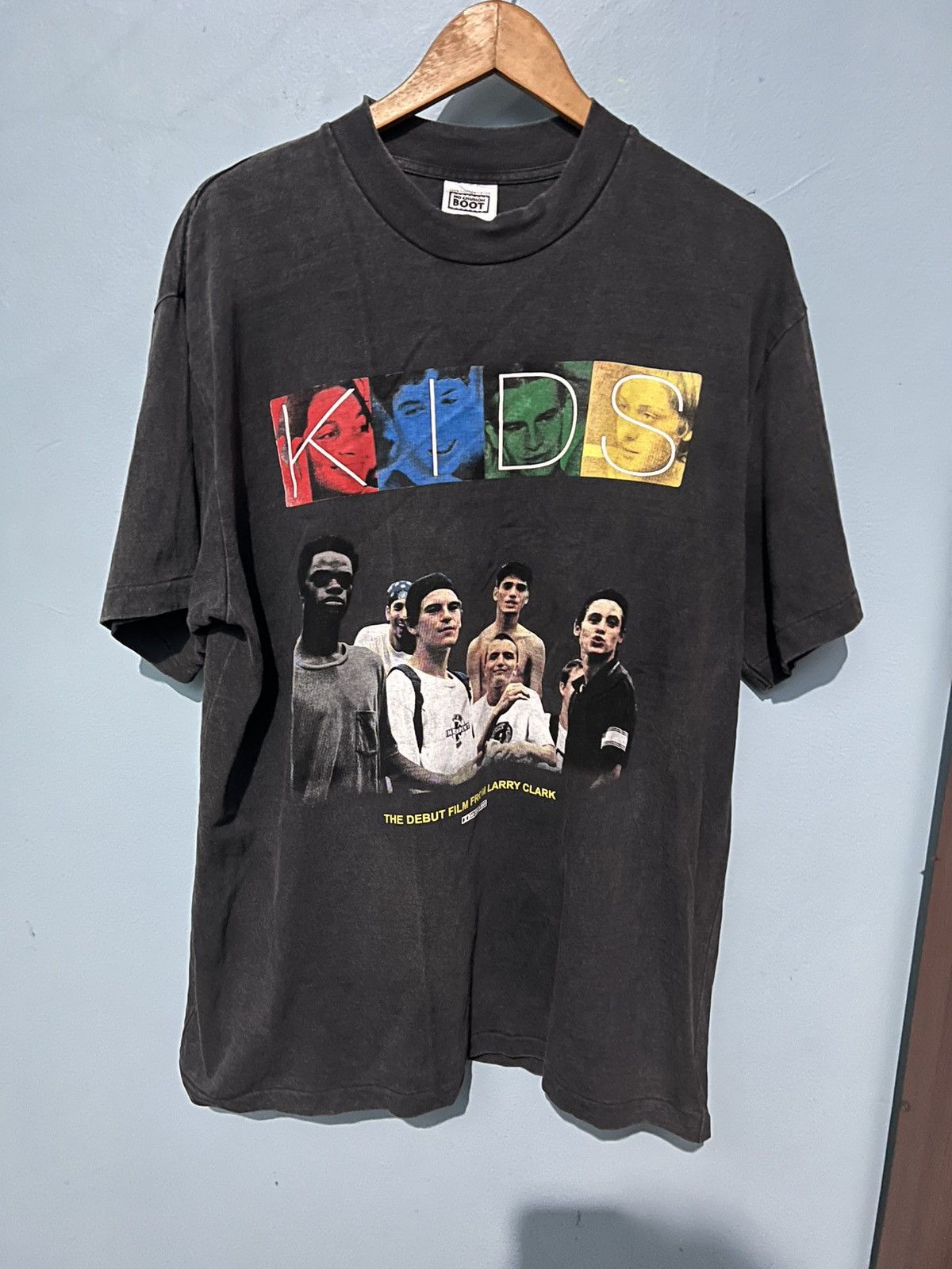 Band Tees Kids Movie T Shirt Boot Larry Clark Faded Vintage Hoodie, Sweatshirt | PodTeesHub.com