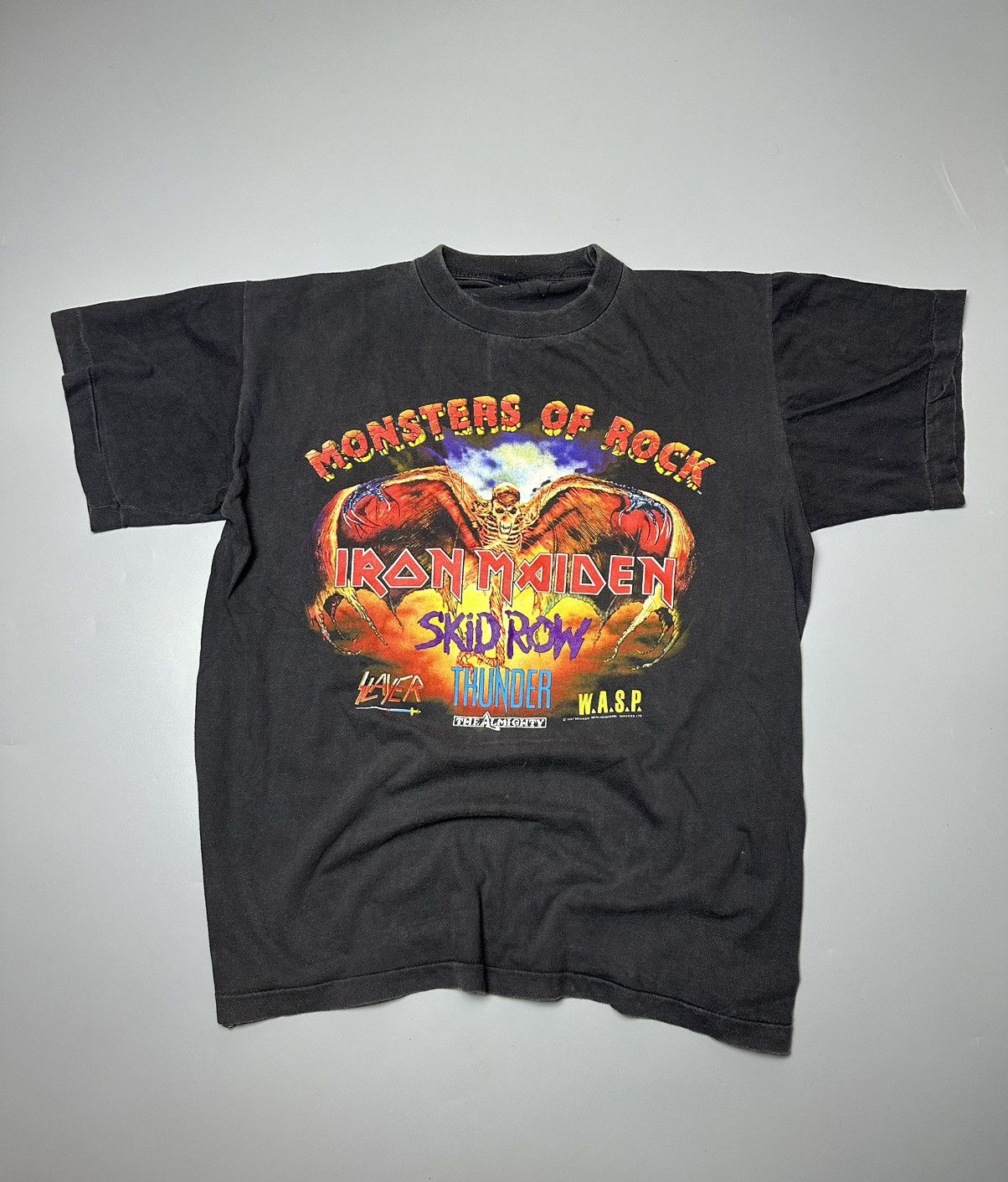 Iron Maiden Vintage Rare Monster Of Rock 1990s Retro Band T-Shirts, Hoodie, Sweatshirt | PodTeesHub.com