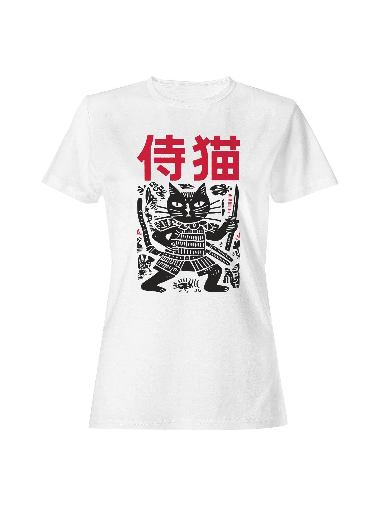 Samurai Cat: Warrior of Legends Women's T-Shirt Hoodie, Sweatshirt | PodTeesHub.com