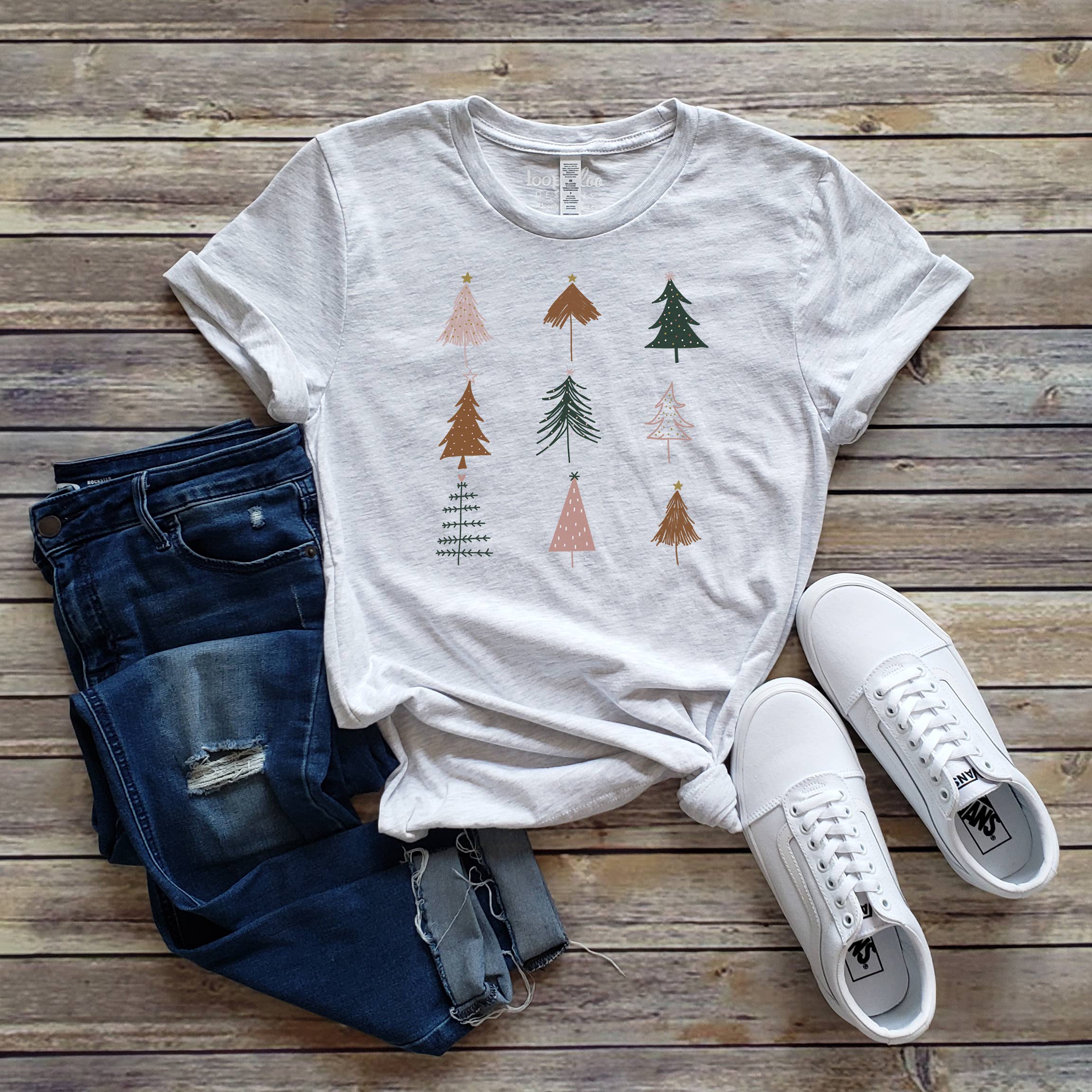 9 Trees Tee | Christmas | Sizes XS-2XL Hoodie, Sweatshirt | PodTeesHub.com